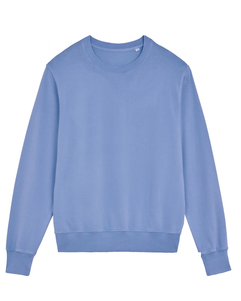 The unisex medium fit garment dyed crewneck sweatshirt