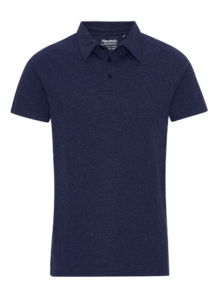[PR/01012] RECYCLED COTTON POLO (Navy Melange 07, S)