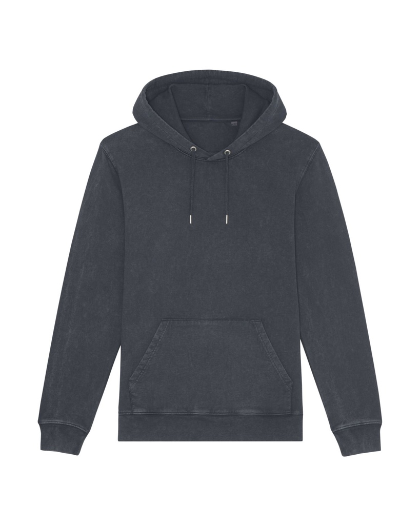 The unisex garment dyed hoodie sweatshirt