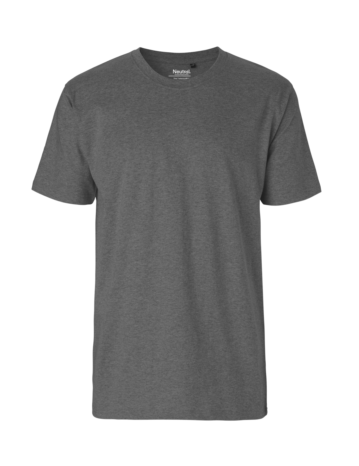 [PR/01250] Mens Classic T-Shirt (Dark Heather 08, L)