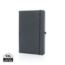 GRS Recycled leather hardcover notebook A5