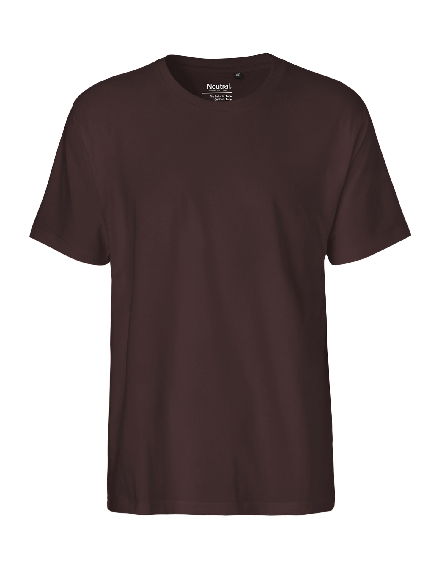 [PR/01318] Mens Classic T-Shirt (Brown 37, 2XL)