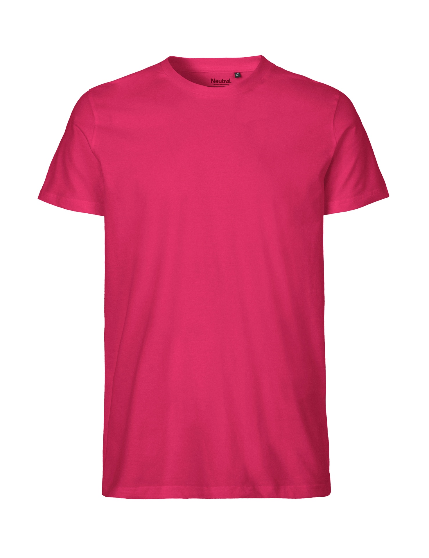 [PR/02062] O61001 MENS FIT T-SHIRT (Pink 10, XL)