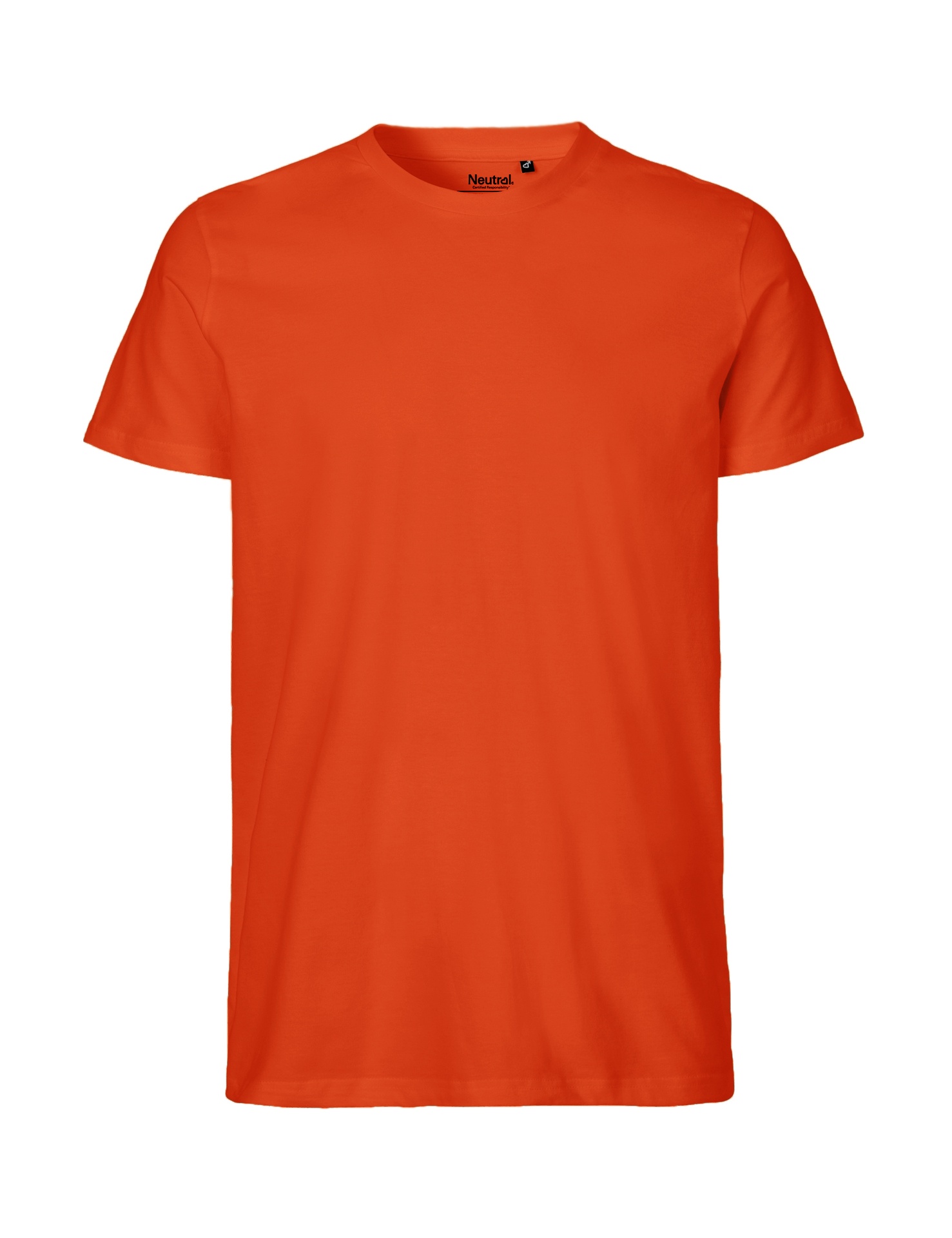 [PR/02134] O61001 MENS FIT T-SHIRT (Orange 30, XL)