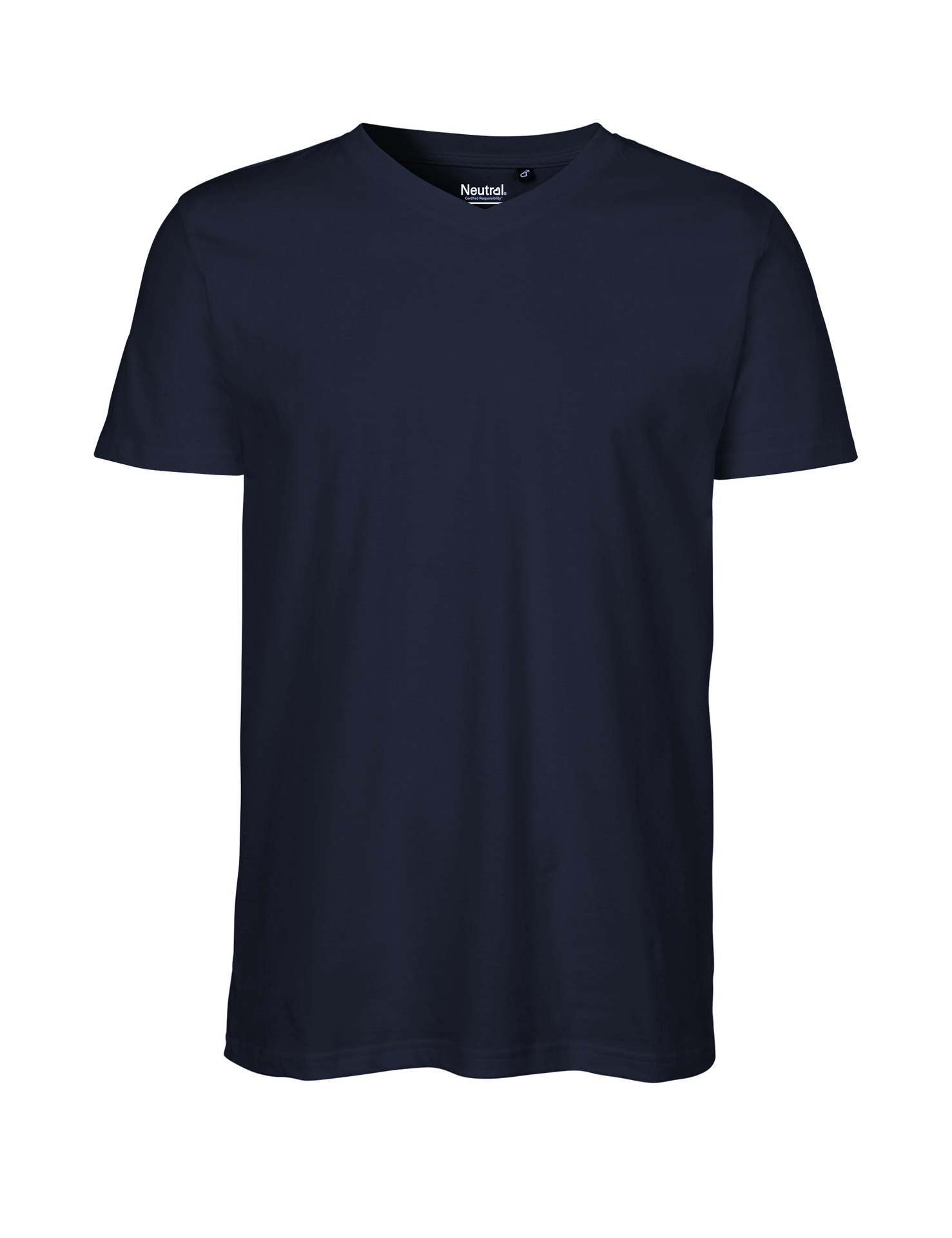 [PR/02290] Mens V-Neck T-Shirt (Navy 04, S)