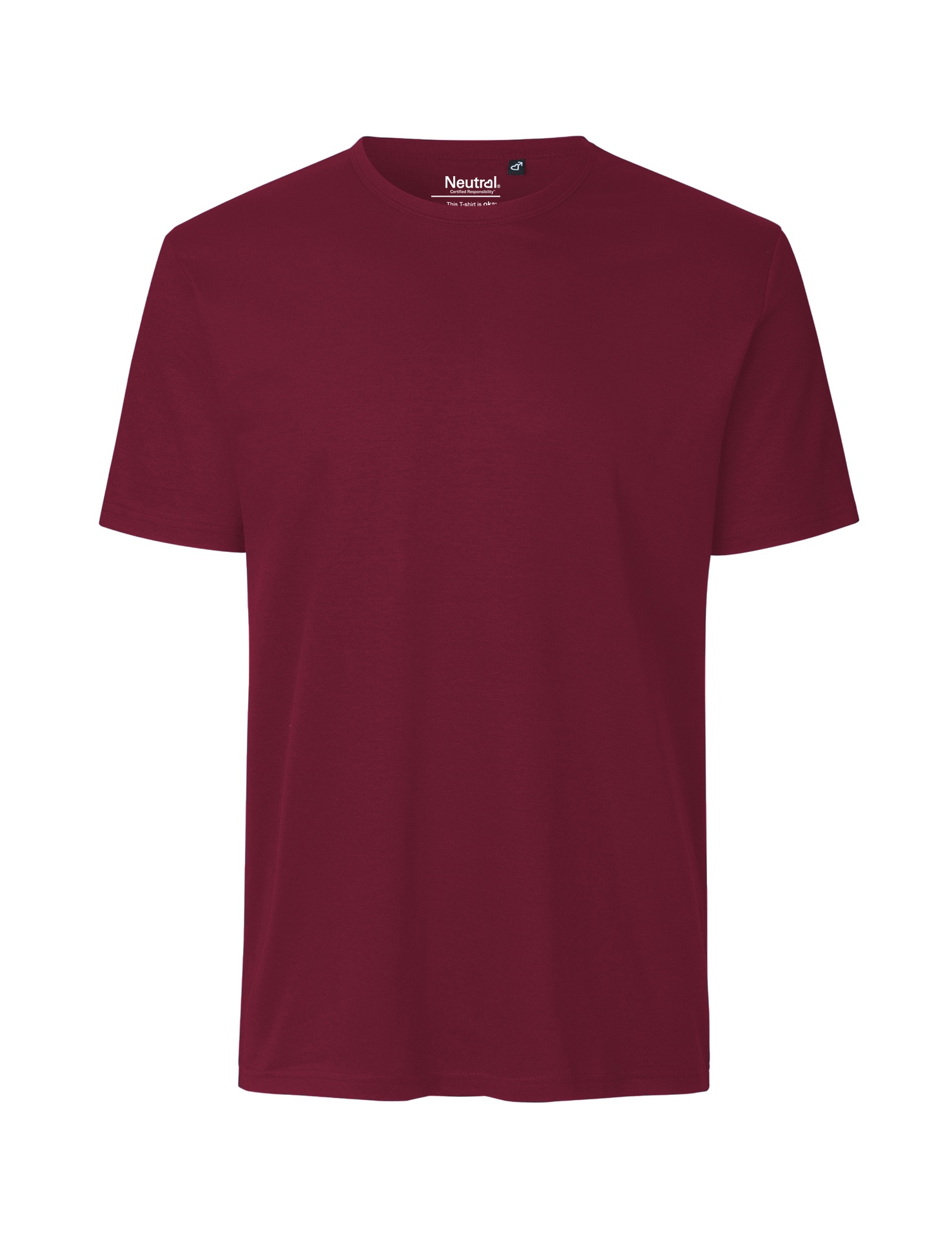 [PR/02328] Mens Interlock T-Shirt (Bordeaux 26, L)