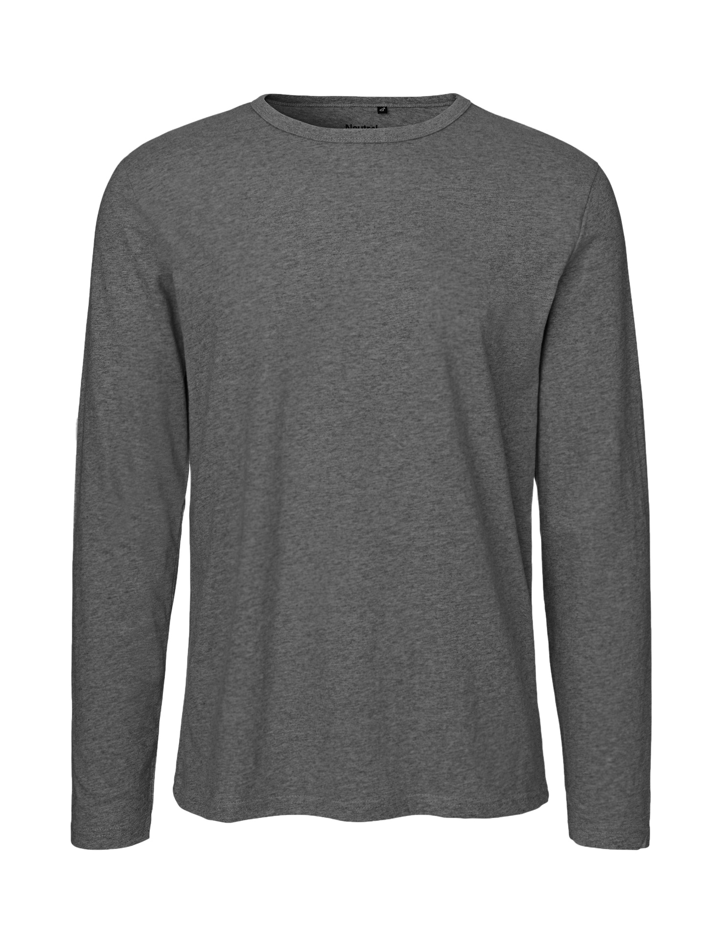 [PR/02370] Mens Long Sleeve T-Shirt (Dark Heather 08, L)