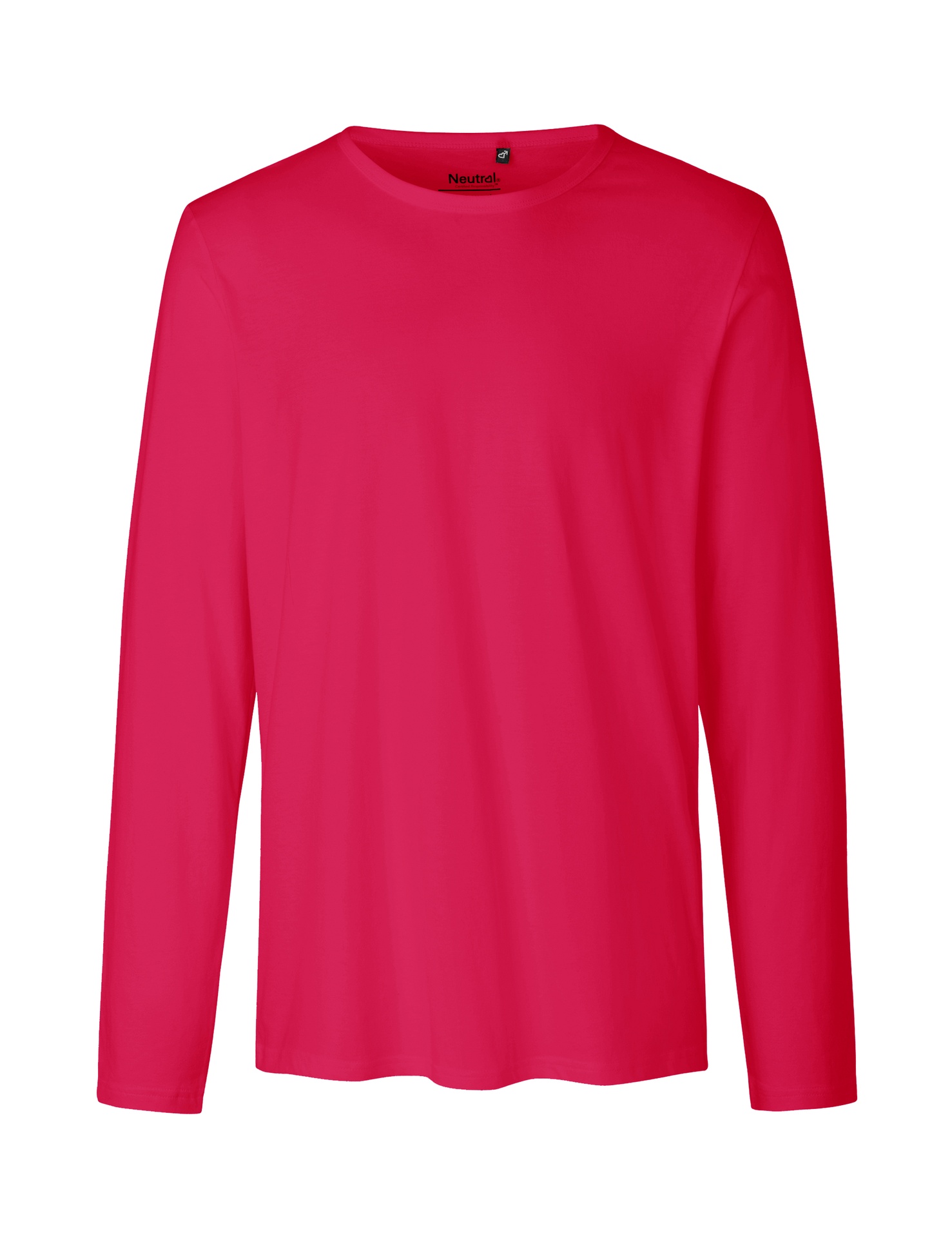 [PR/02374] Mens Long Sleeve T-Shirt (Pink 10, S)