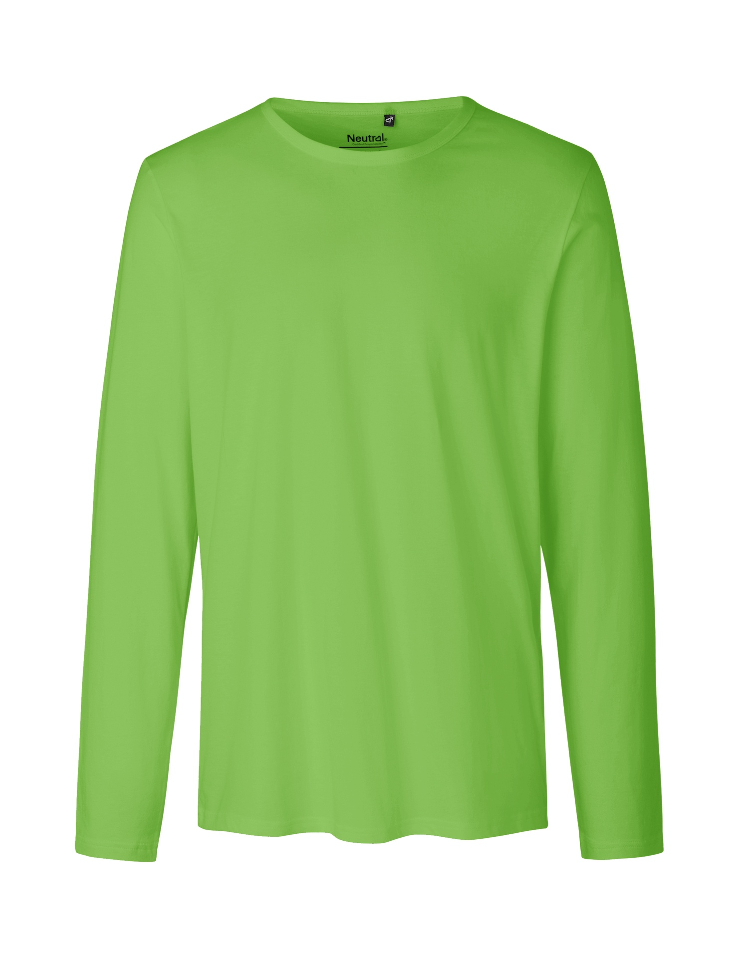 [PR/02382] Mens Long Sleeve T-Shirt (Lime 12, L)