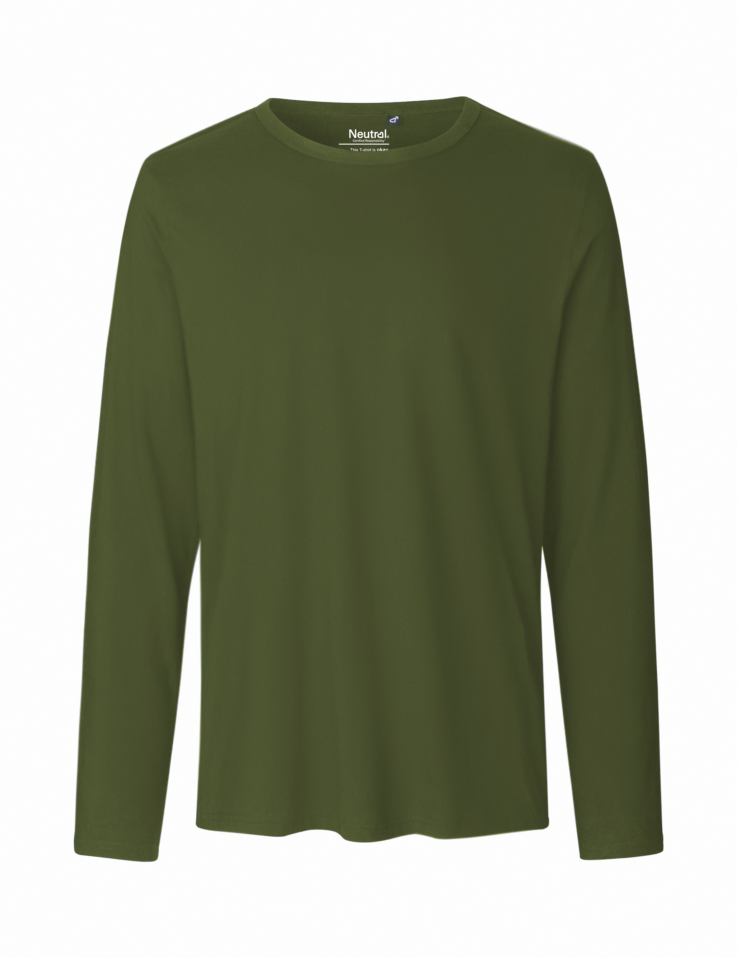 [PR/02389] Mens Long Sleeve T-Shirt (Military 13, XL)