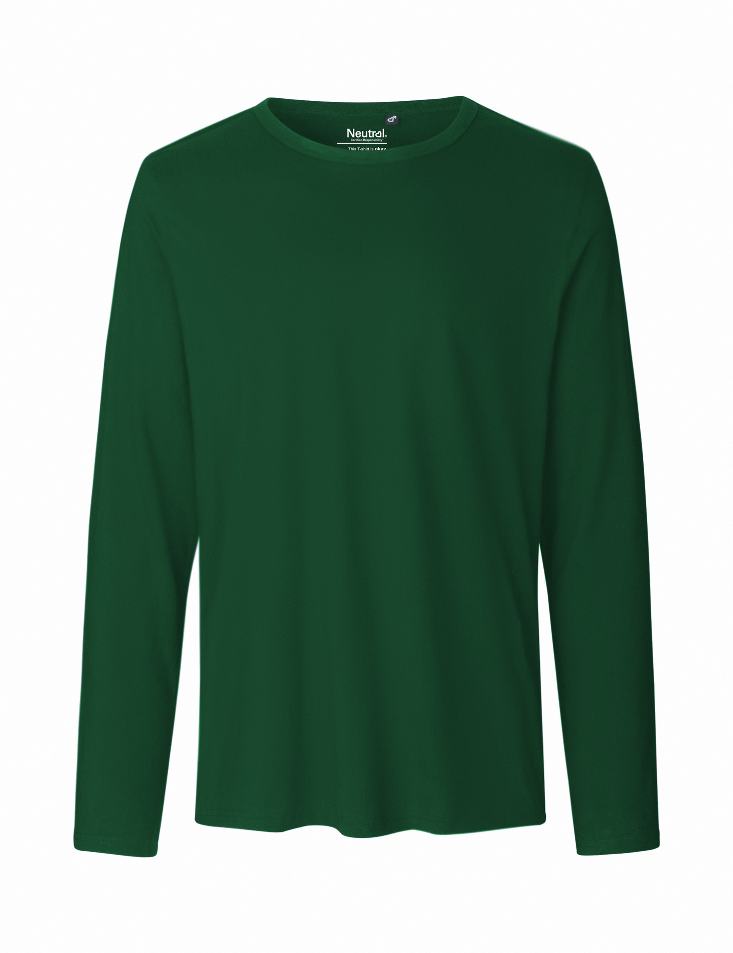 [PR/02422] Mens Long Sleeve T-Shirt (Bottle Green 33, S)