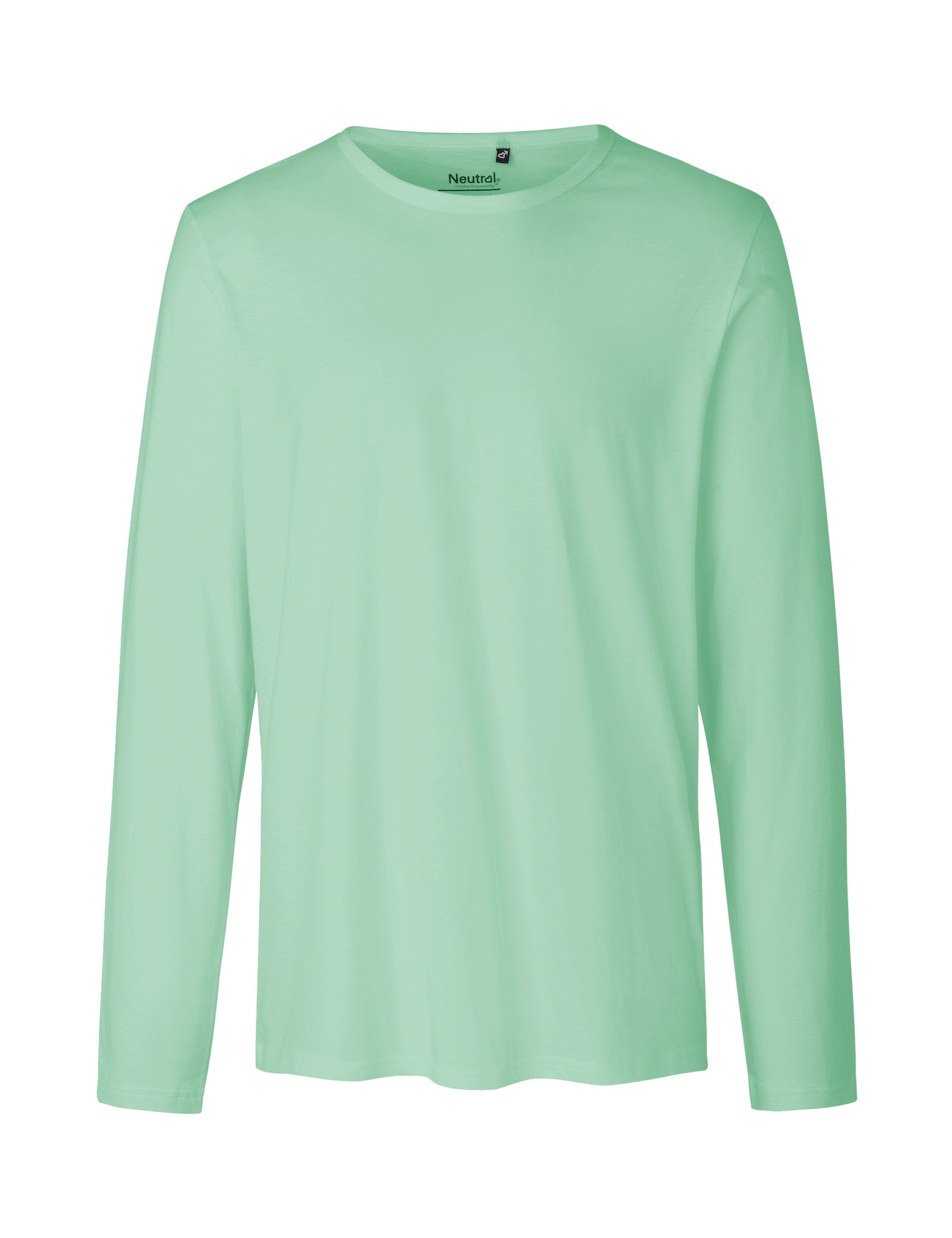 [PR/02428] Mens Long Sleeve T-Shirt (Dusty Mint 40, S)
