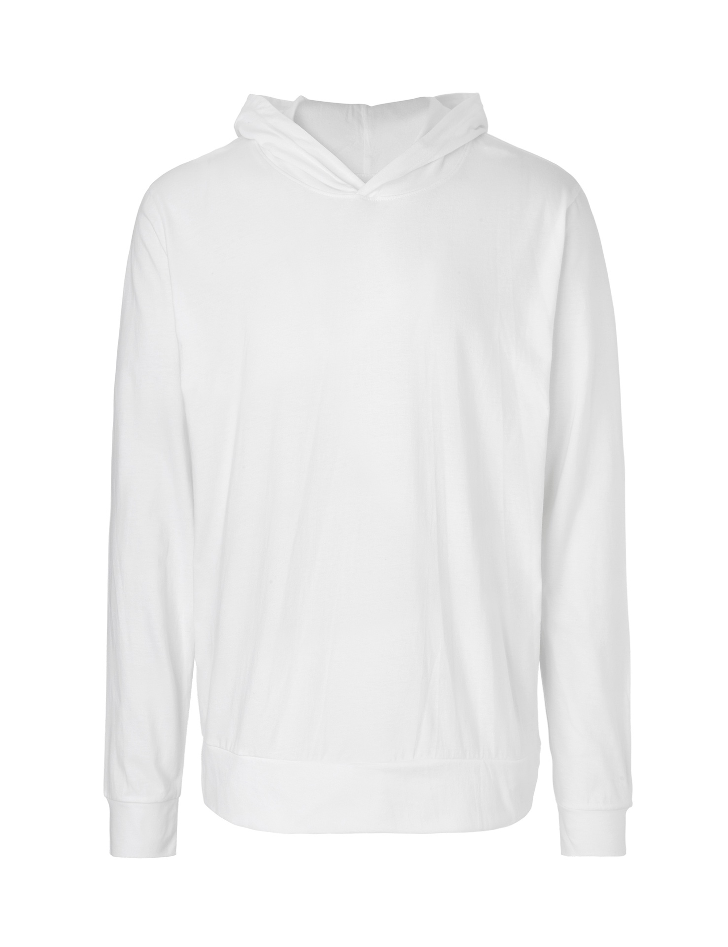[PR/02563] Unisex Jersey Hoodie (White 01, XL)