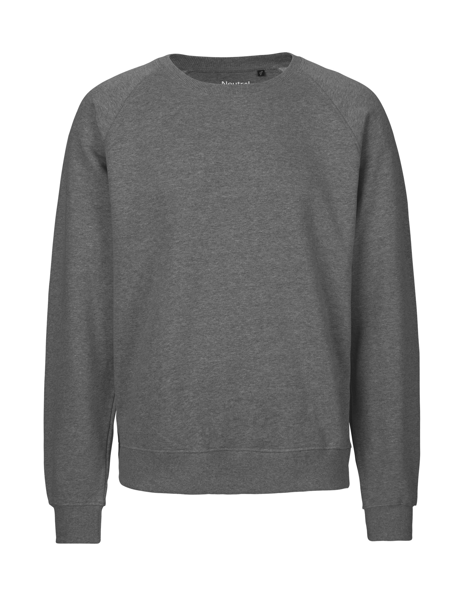[PR/02698] Unisex Sweatshirt (Dark Heather 08, S)