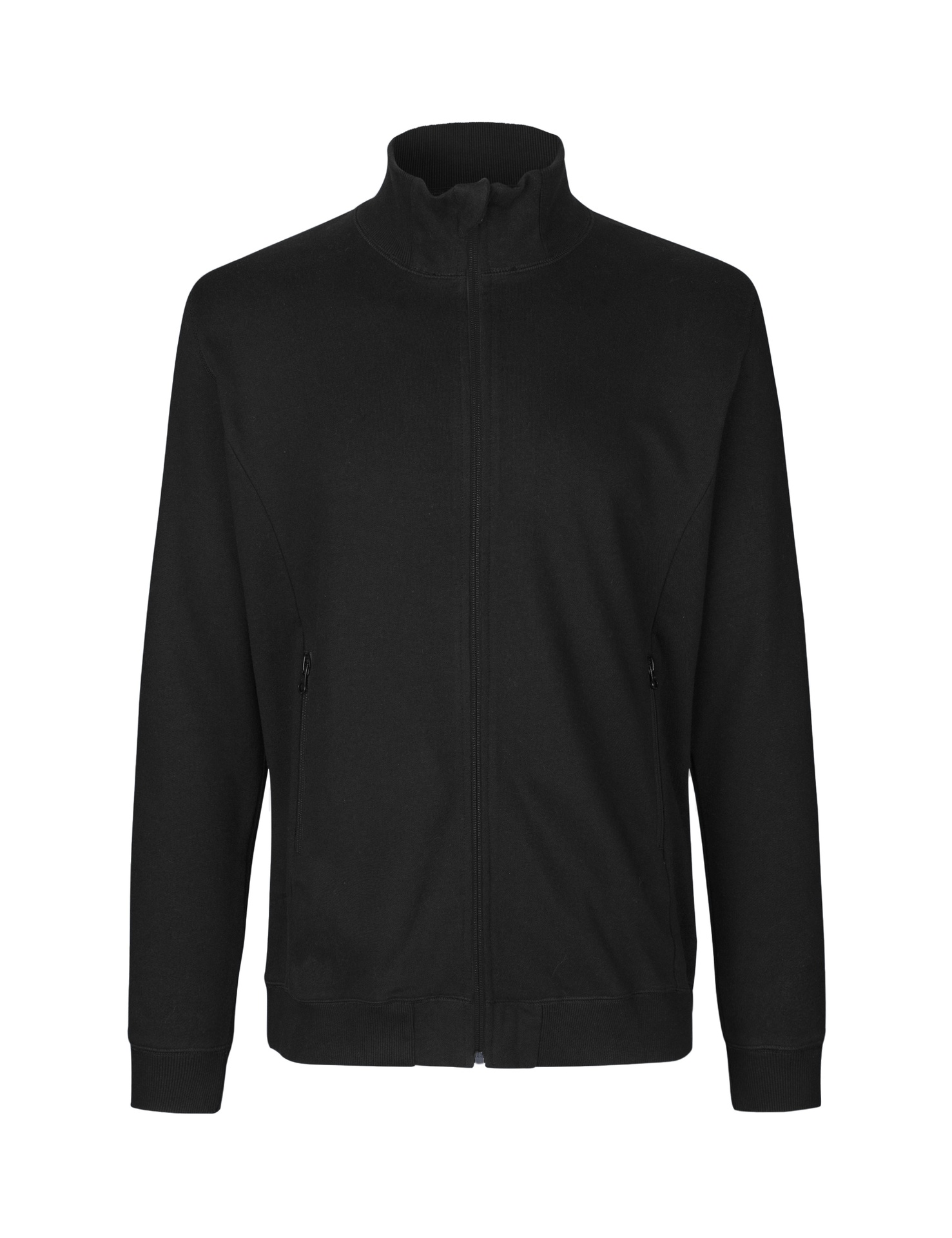 [PR/03633] Unisex High Neck Jacket (Black 03, XL)