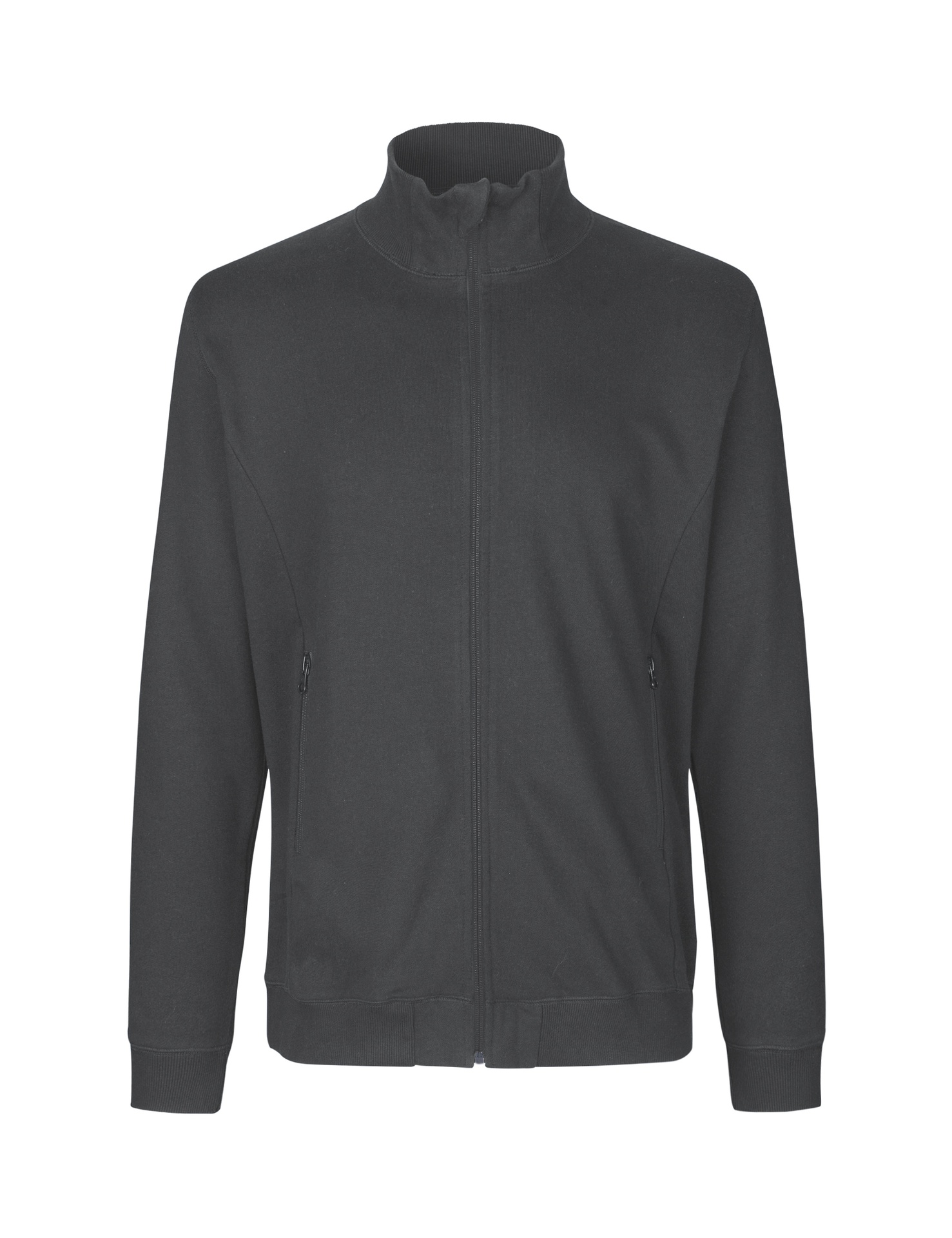 [PR/03645] Unisex High Neck Jacket (Charcoal 06, M)