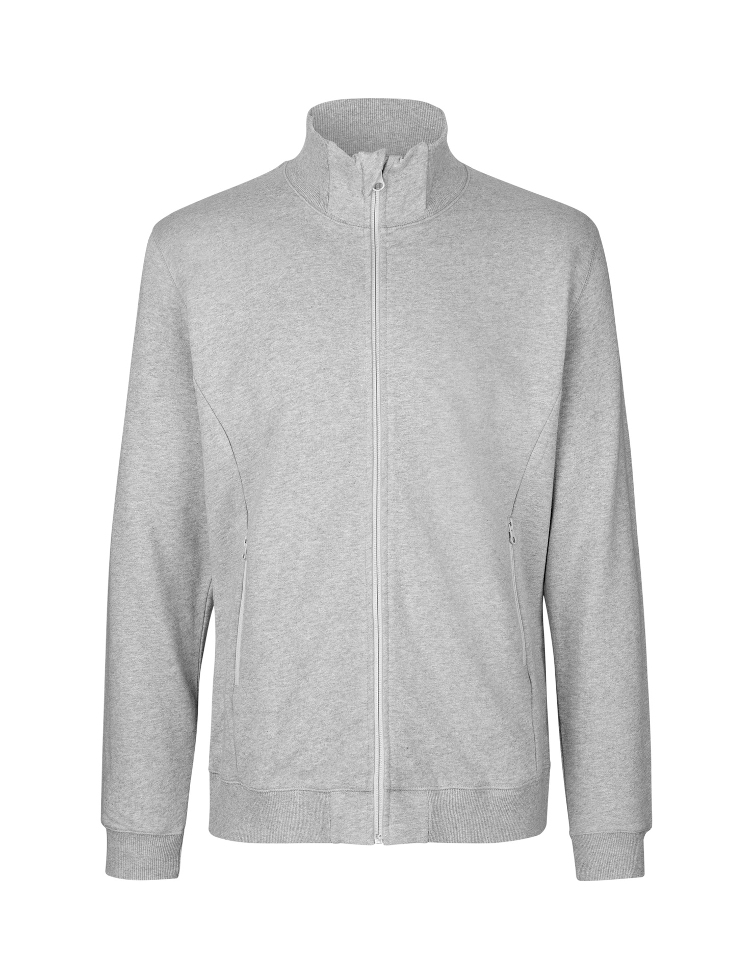 [PR/03652] Unisex High Neck Jacket (Sport Grey 21, M)