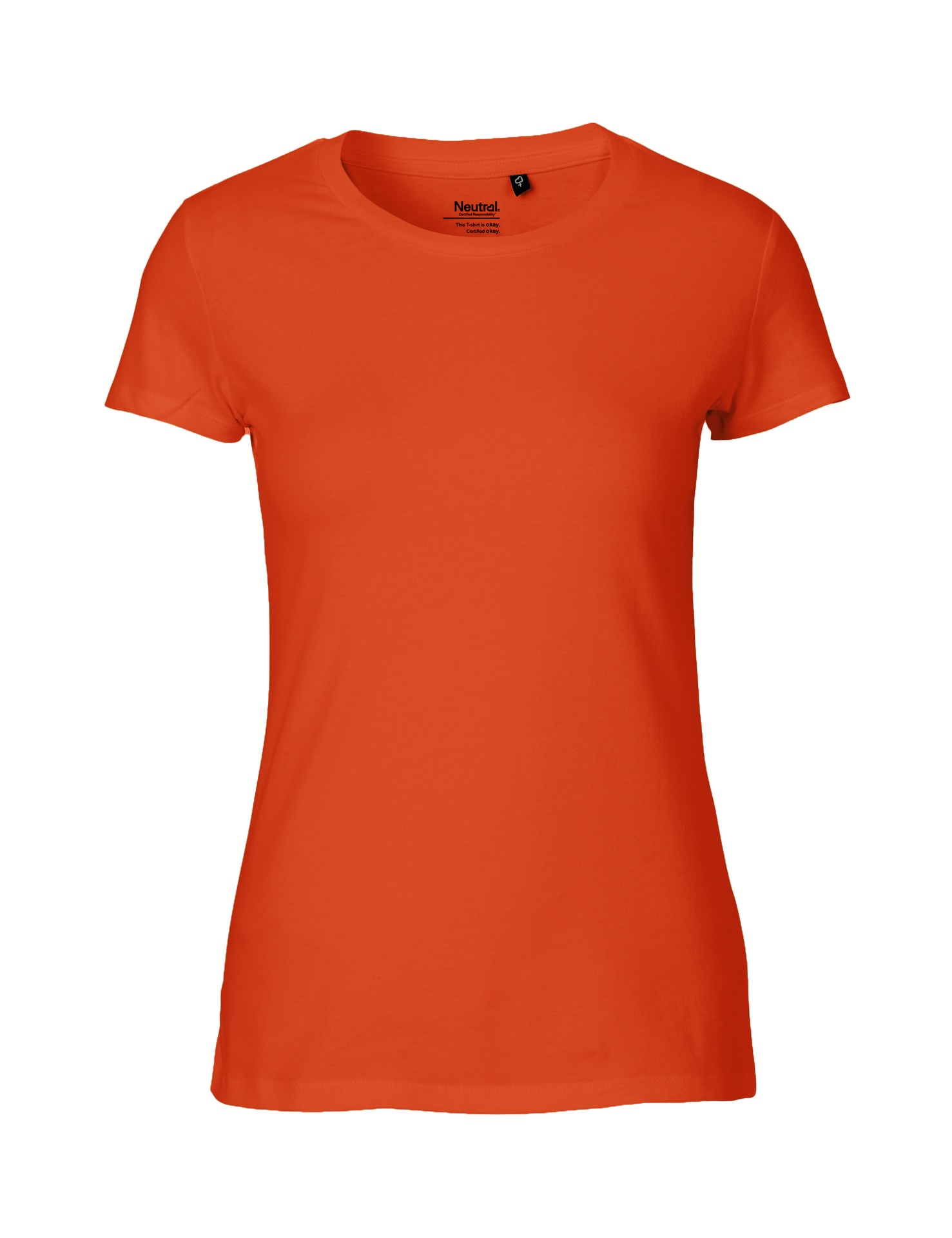 [PR/04077] Ladies Classic T-Shirt (Orange 30, M)