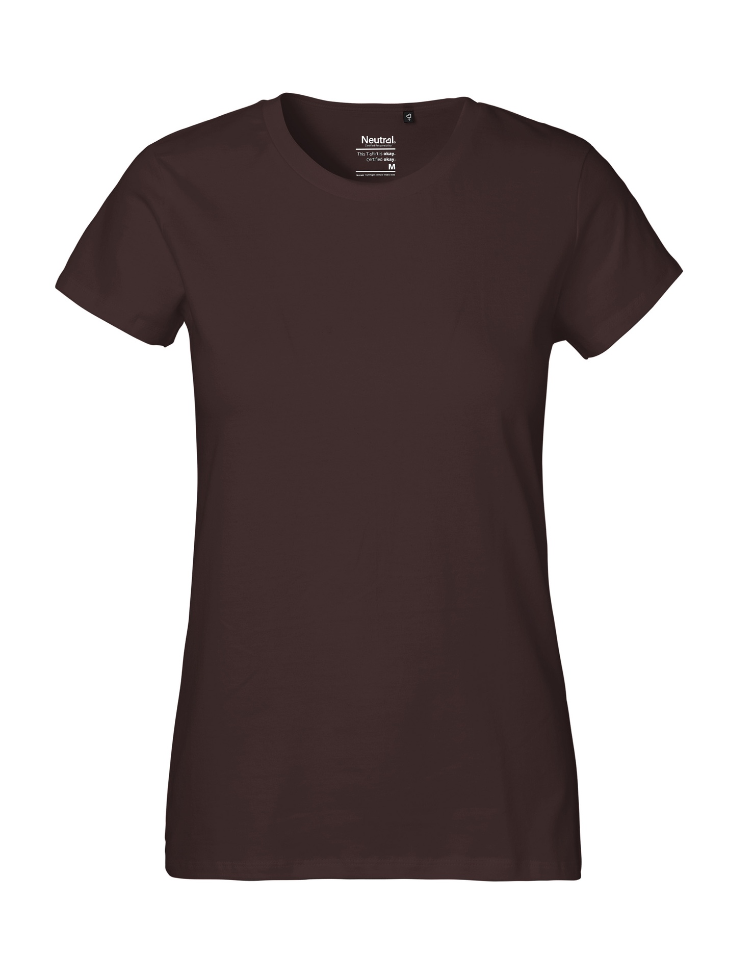[PR/04093] Ladies Classic T-Shirt (Brown 37, XS)