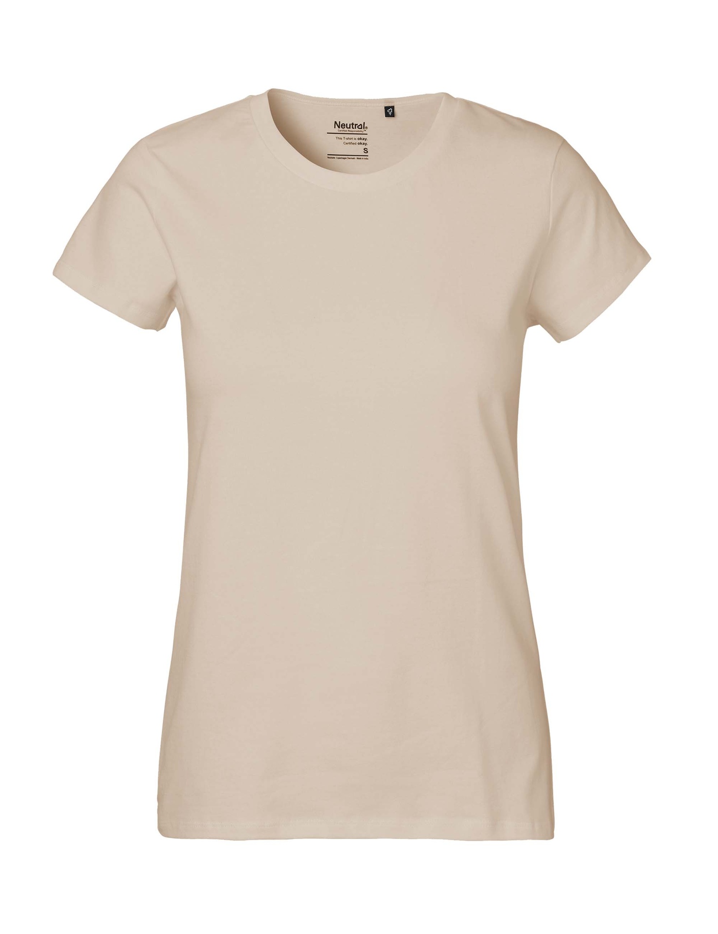 [PR/04101] Ladies Classic T-Shirt (Sand 38, M)