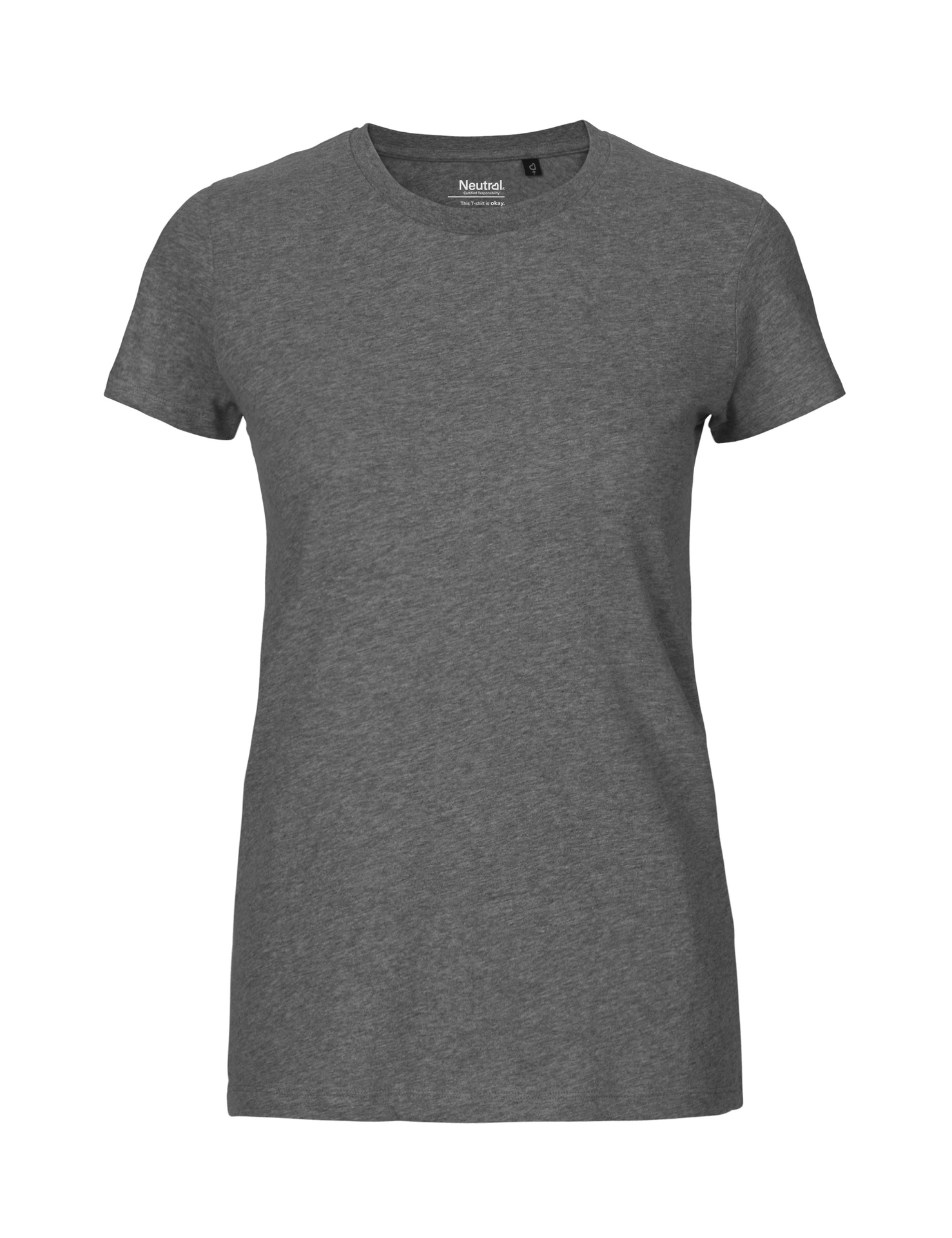 [PR/04261] Ladies Fit T-Shirt (Dark Heather 08, XS)