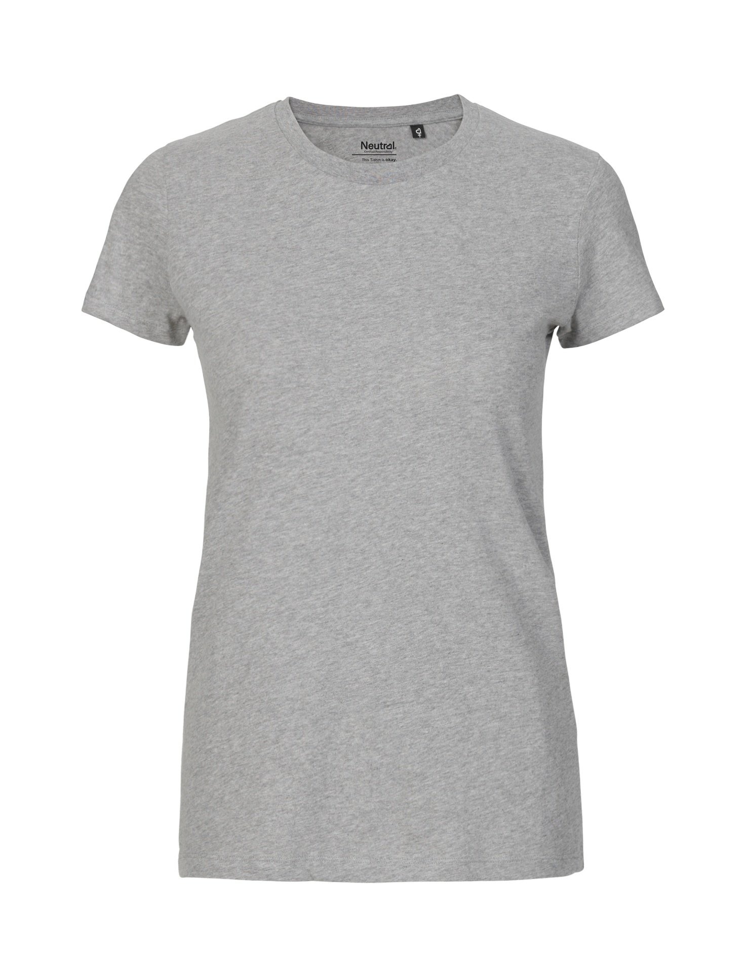 [PR/04291] Ladies Fit T-Shirt (Sport Grey 21, XS)