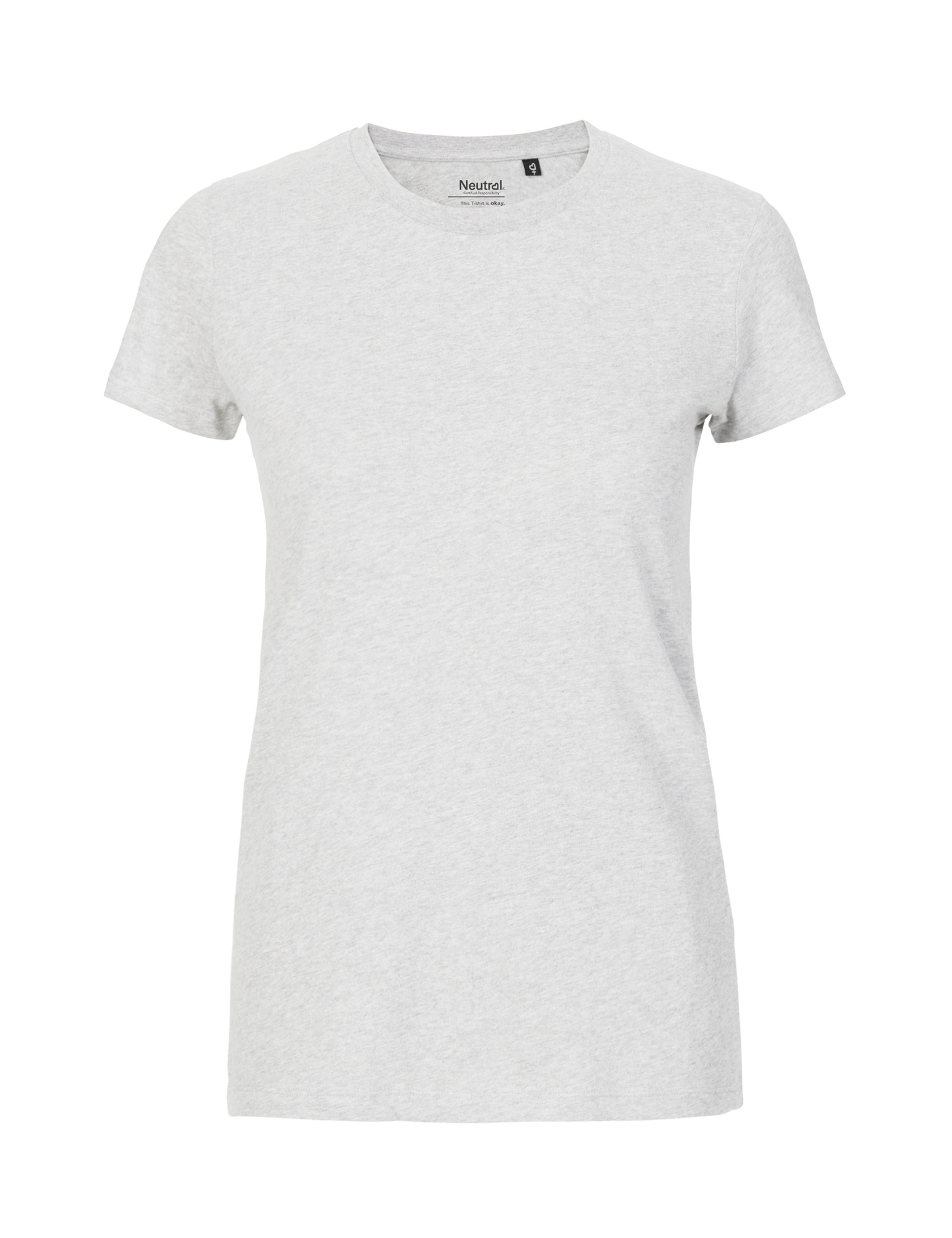 [PR/04297] Ladies Fit T-Shirt (Ash Grey 22, XS)