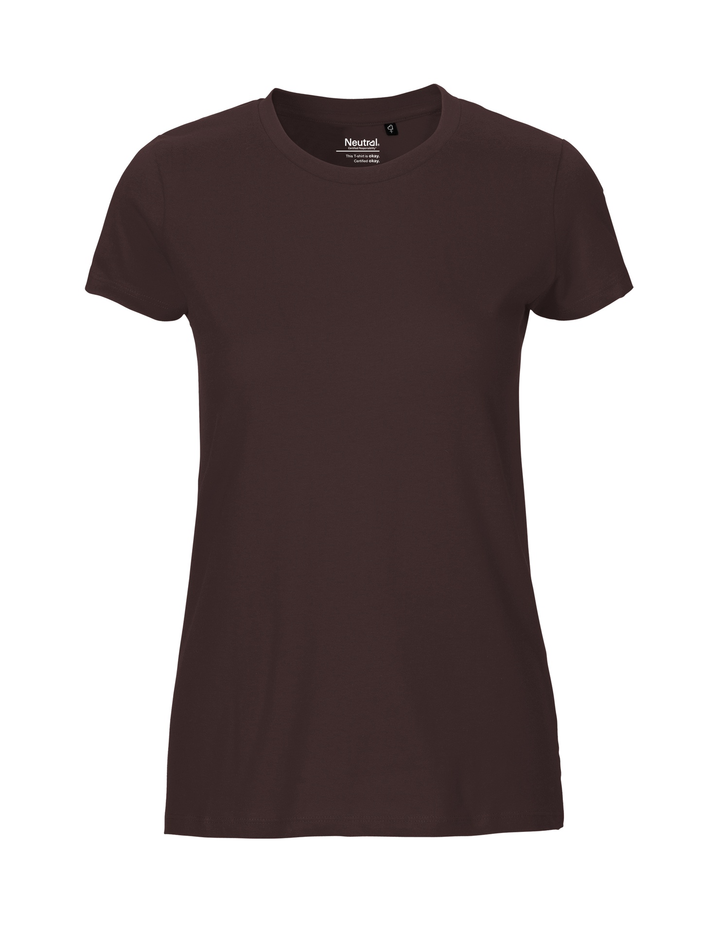 [PR/04333] Ladies Fit T-Shirt (Brown 37, XS)