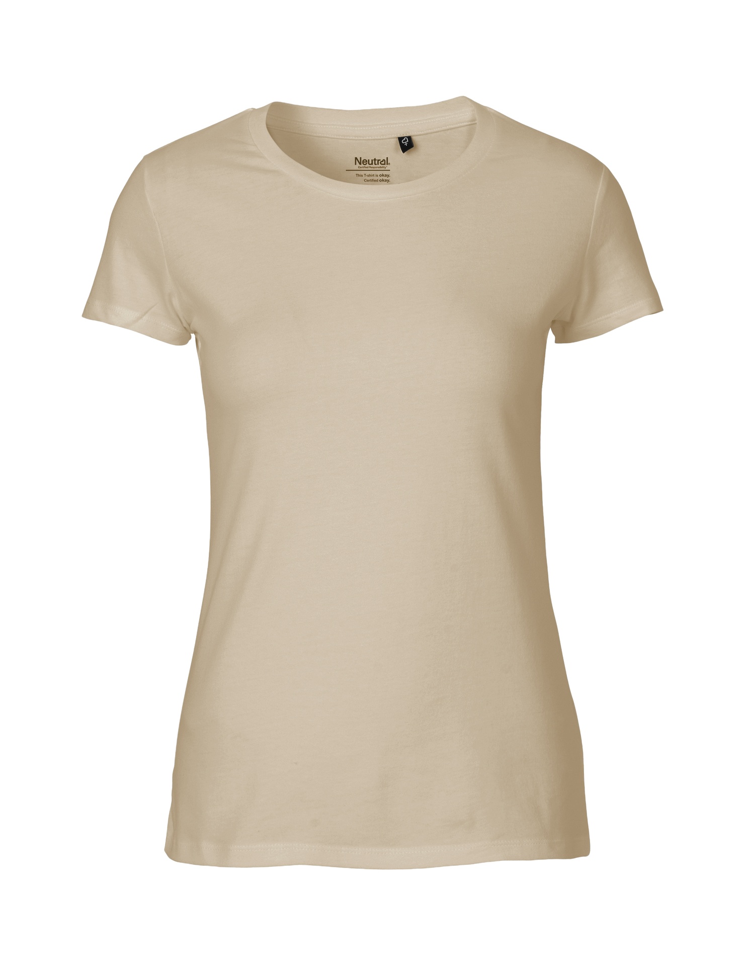 [PR/04339] Ladies Fit T-Shirt (Sand 38, XS)
