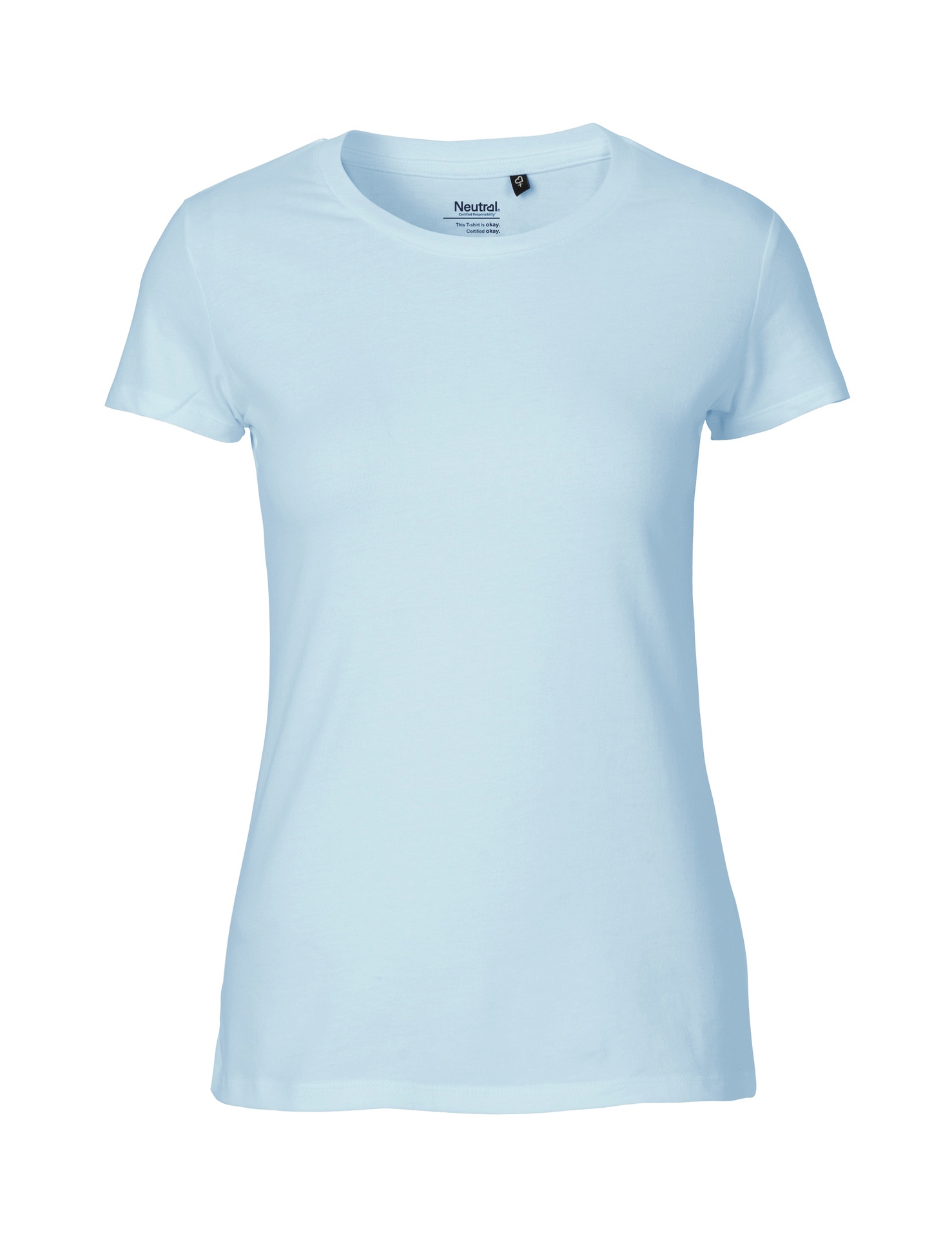 [PR/04390] Ladies Fit T-Shirt (Light Blue 69, L)