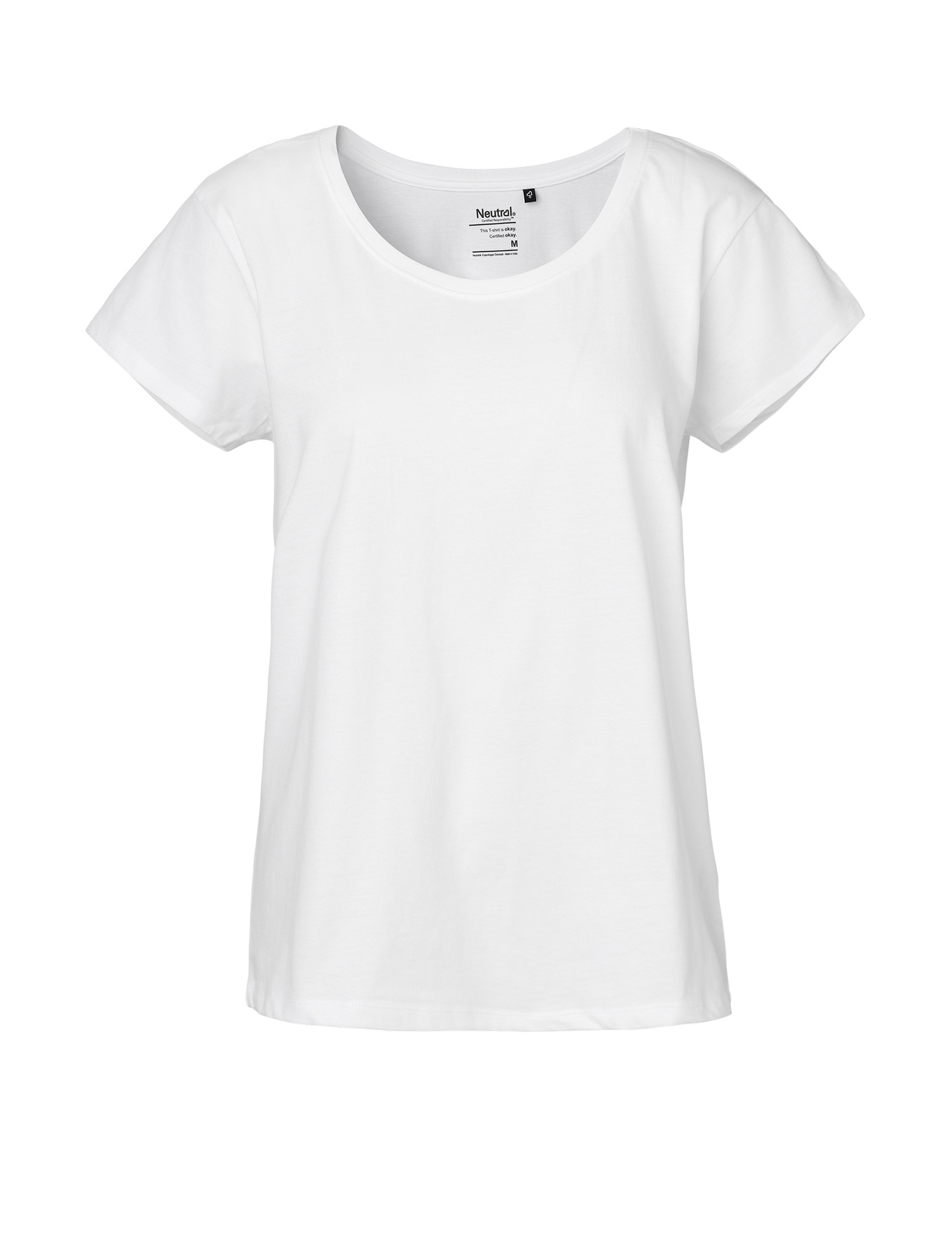 [PR/04417] Ladies Loose Fit T-Shirt (White 01, XS)