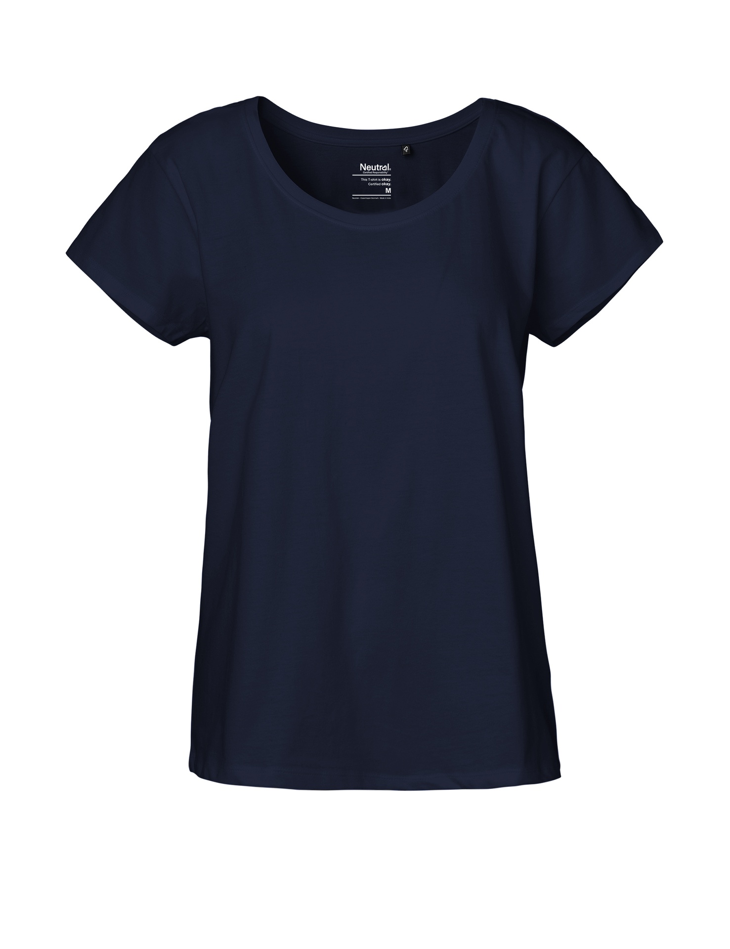 [PR/04429] Ladies Loose Fit T-Shirt (Navy 04, XS)