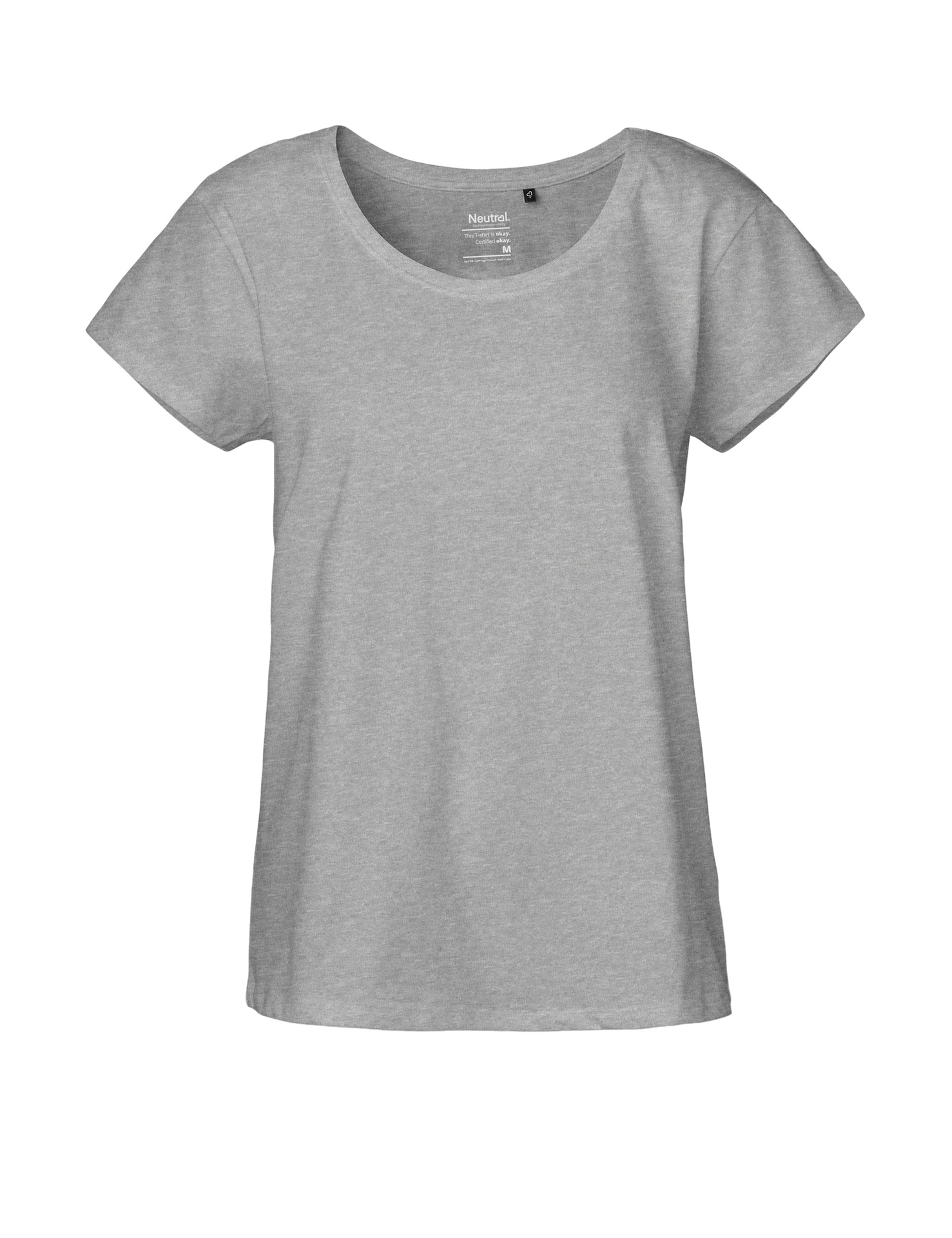 [PR/04444] Ladies Loose Fit T-Shirt (Sport Grey 21, L)