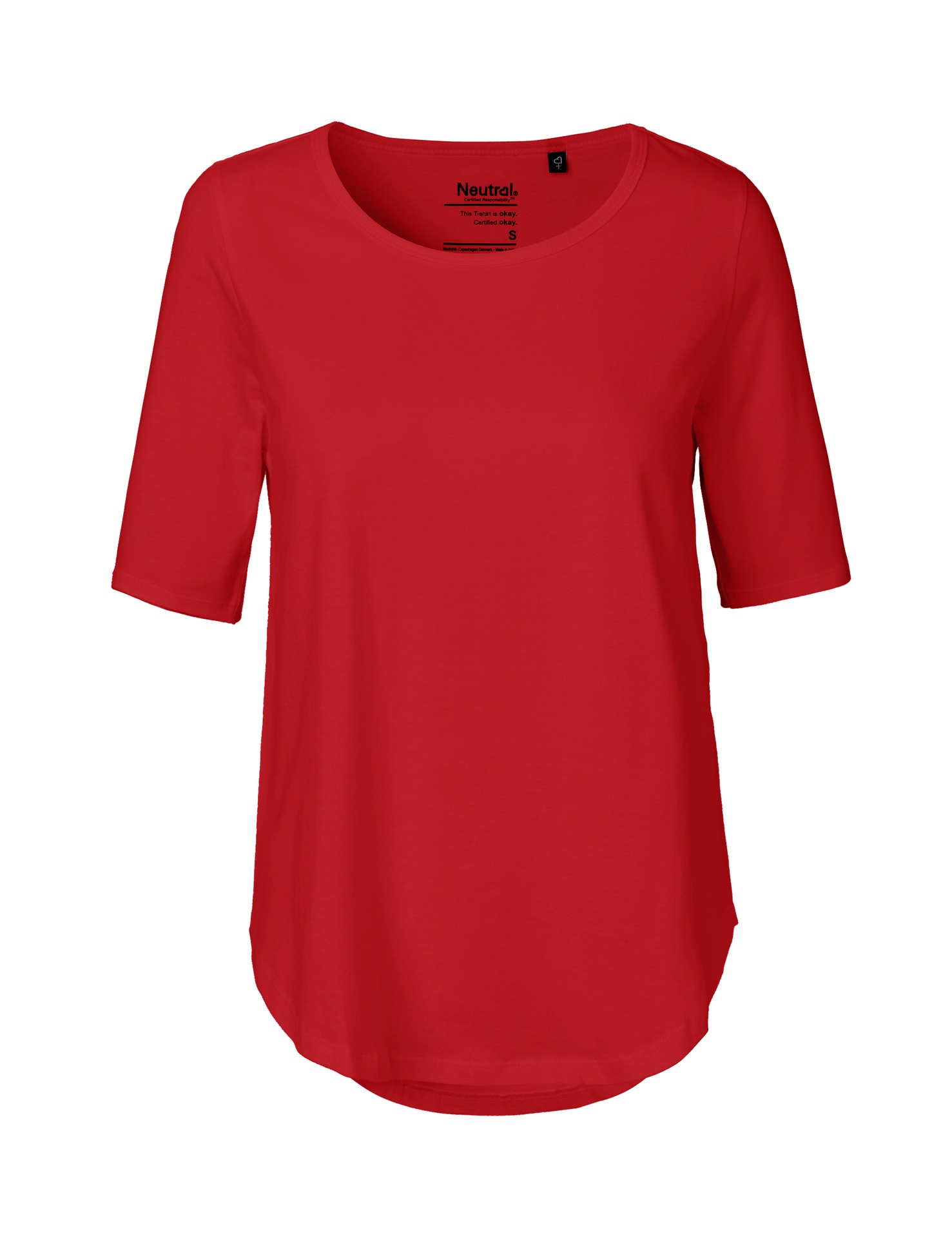 [PR/04479] Ladies Half Sleeve T-Shirt (Red 05, M)