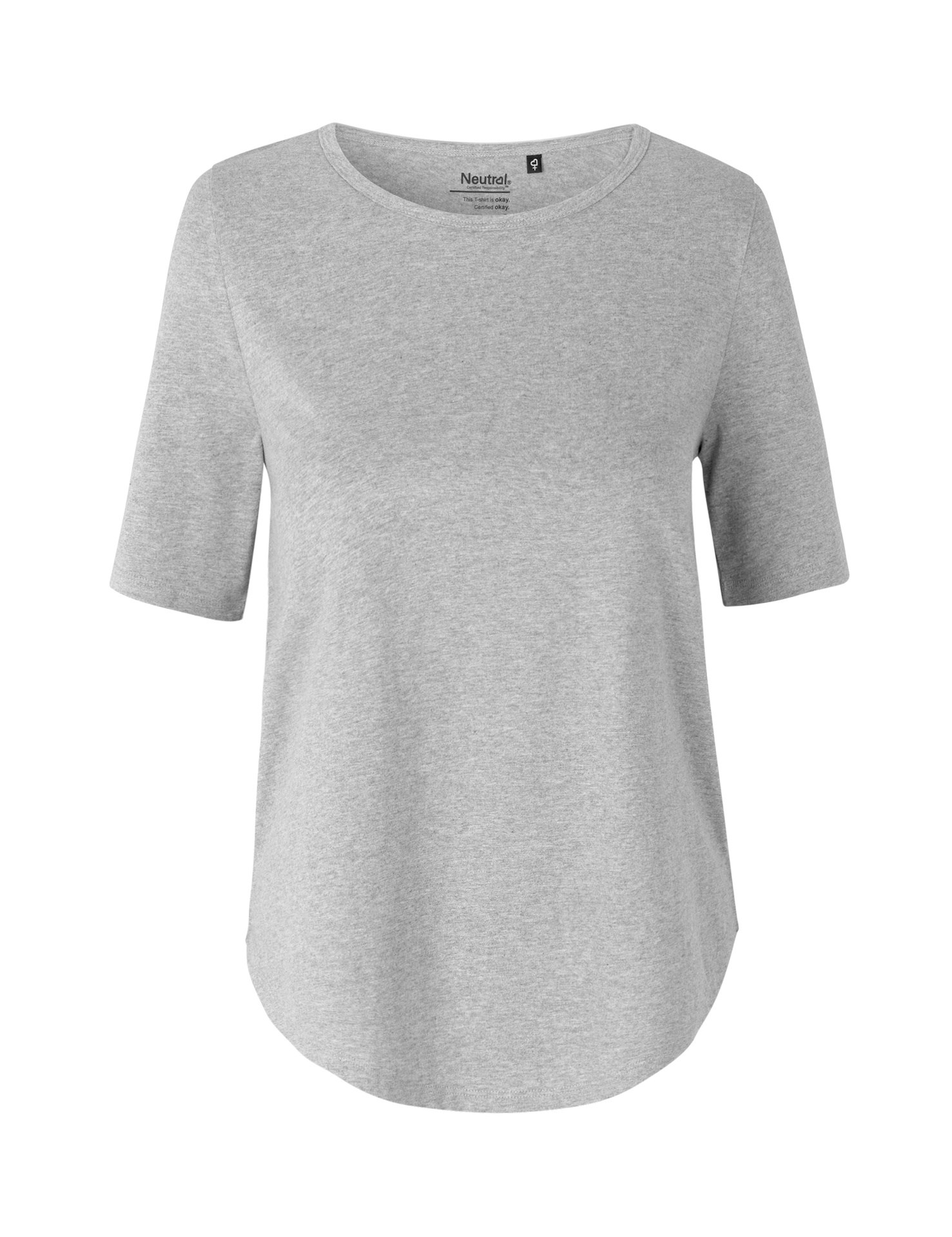 [PR/04483] Ladies Half Sleeve T-Shirt (Sport Grey 21, XS)
