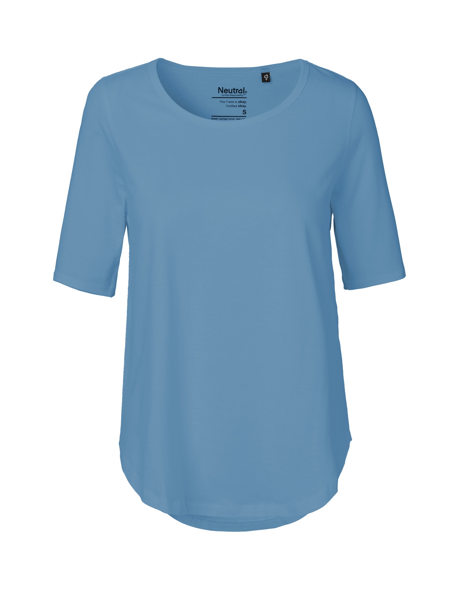 [PR/04489] Ladies Half Sleeve T-Shirt (Dusty Indigo 41, XS)