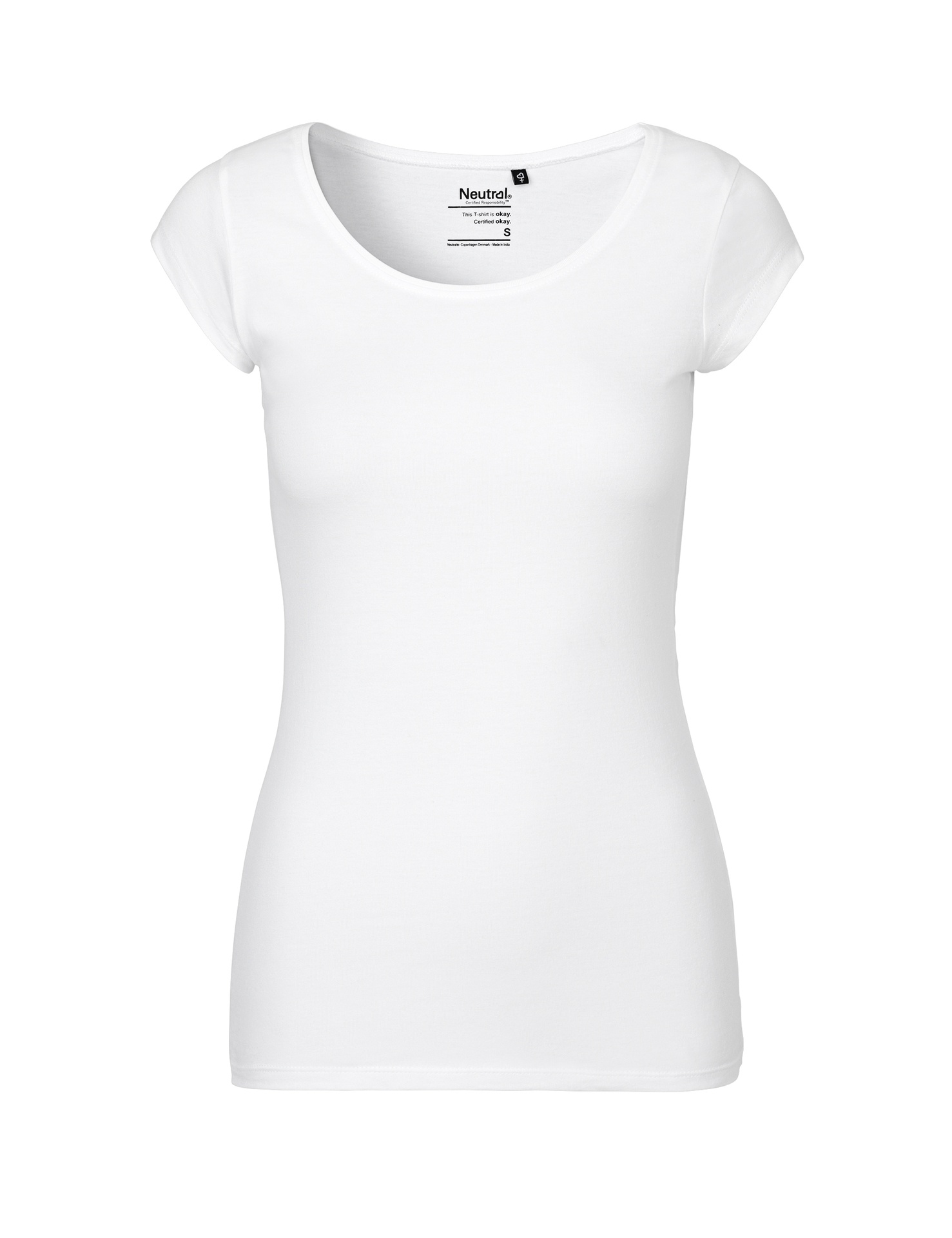 [PR/04556] Ladies Roundneck T-Shirt (White 01, S)
