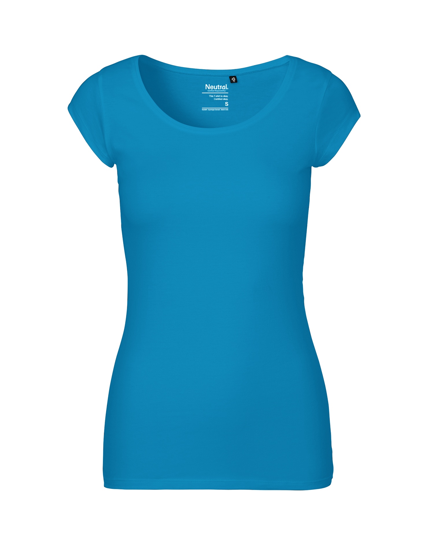 [PR/04588] Ladies Roundneck T-Shirt (Sapphire 27, L)