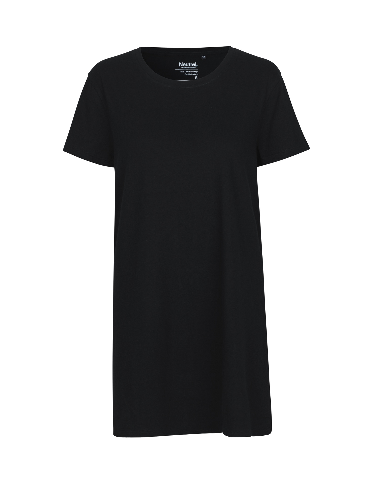 [PR/04597] Ladies Long Length T-Shirt (Black 03, XS)