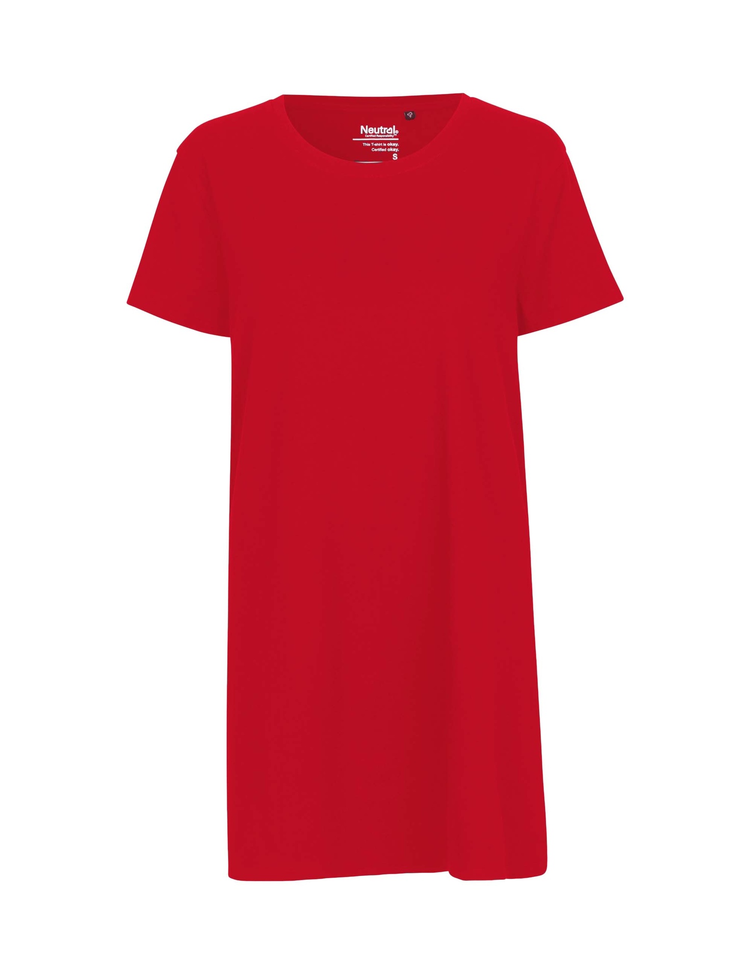 [PR/04609] Ladies Long Length T-Shirt (Red 05, XS)