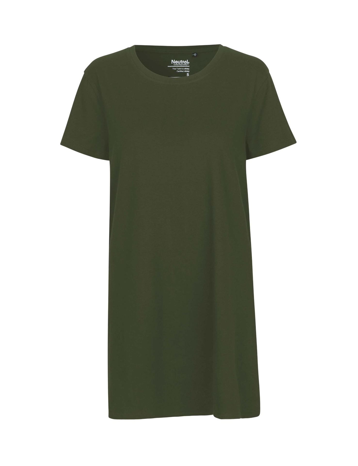 [PR/04618] Ladies Long Length T-Shirt (Military 13, L)