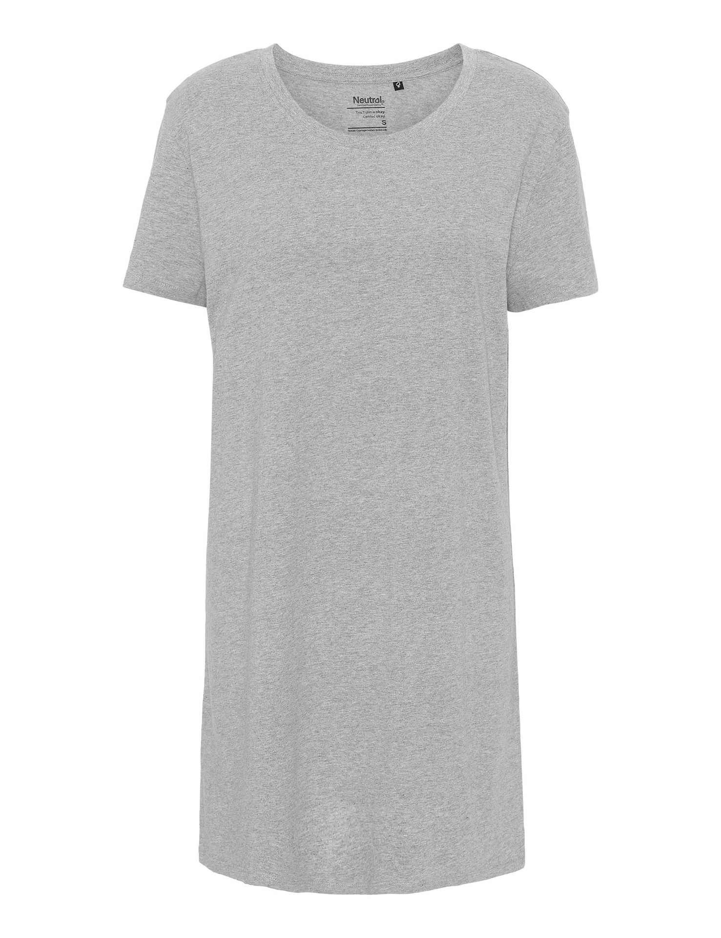 [PR/04621] Ladies Long Length T-Shirt (Sport Grey 21, XS)