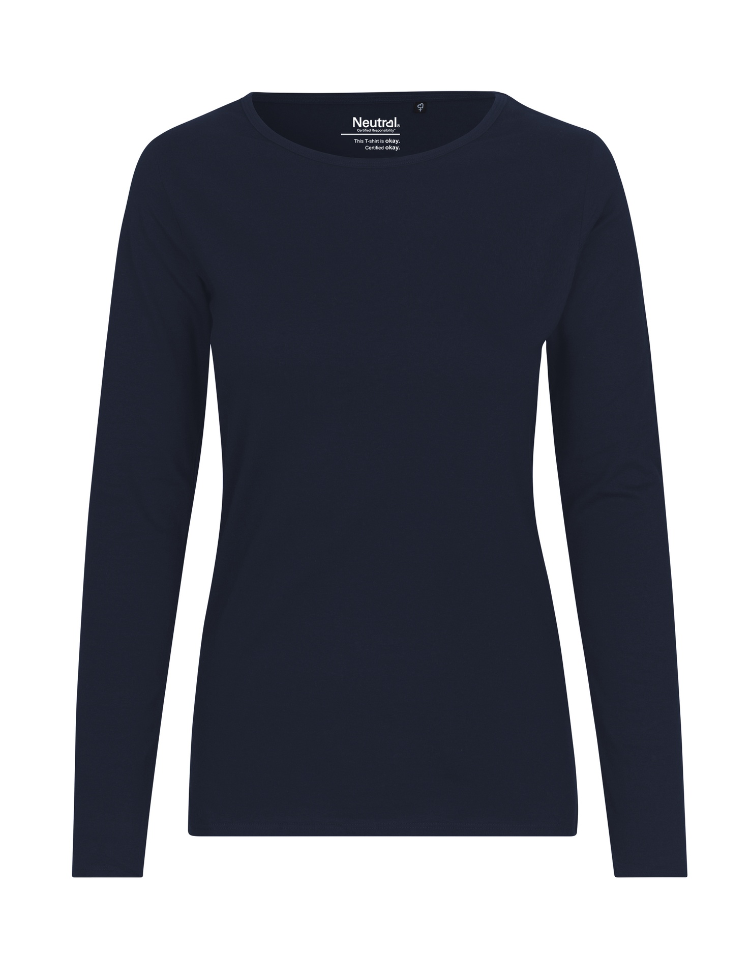 [PR/04654] Ladies Long Sleeve T-Shirt (Navy 04, L)
