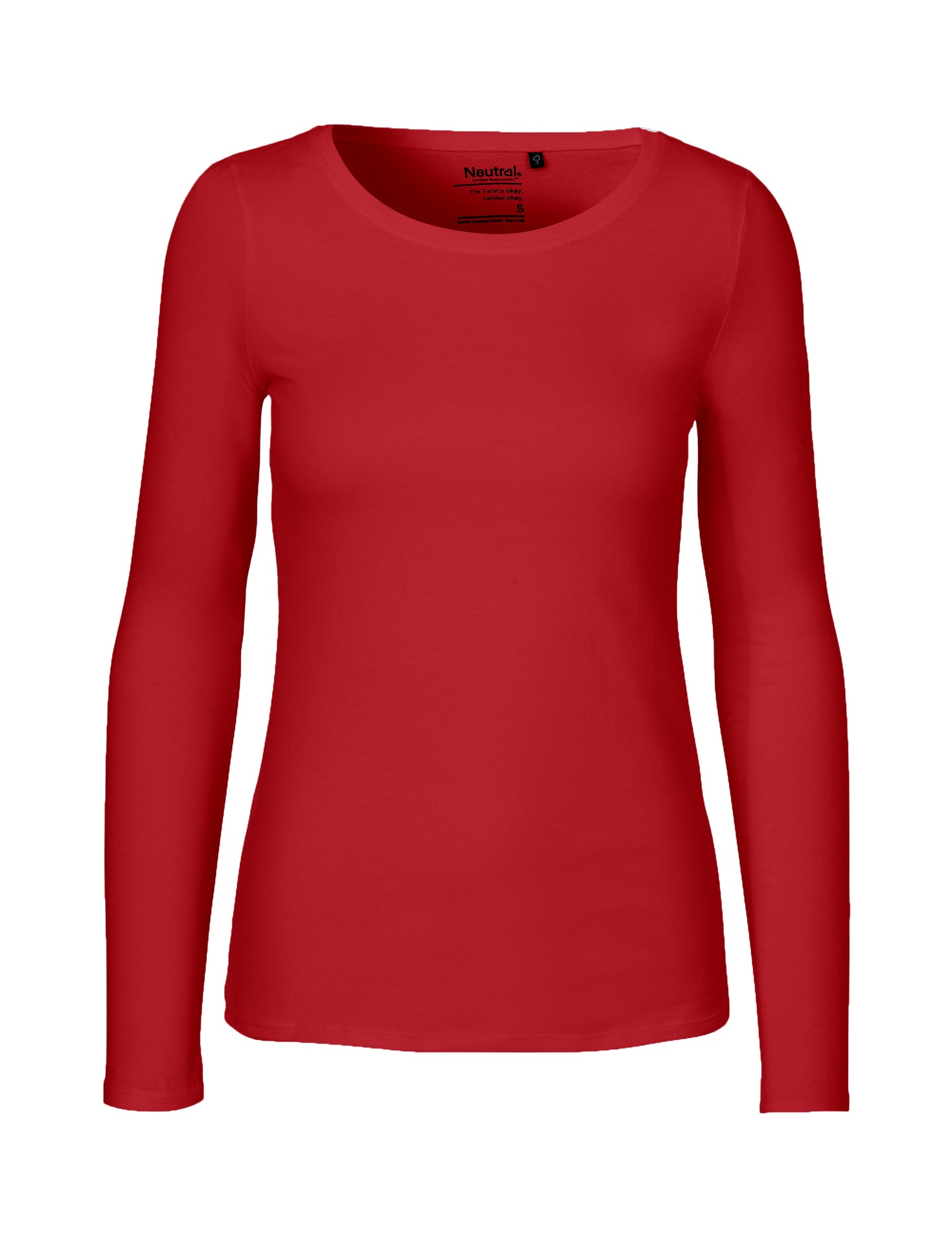 [PR/04658] Ladies Long Sleeve T-Shirt (Red 05, S)