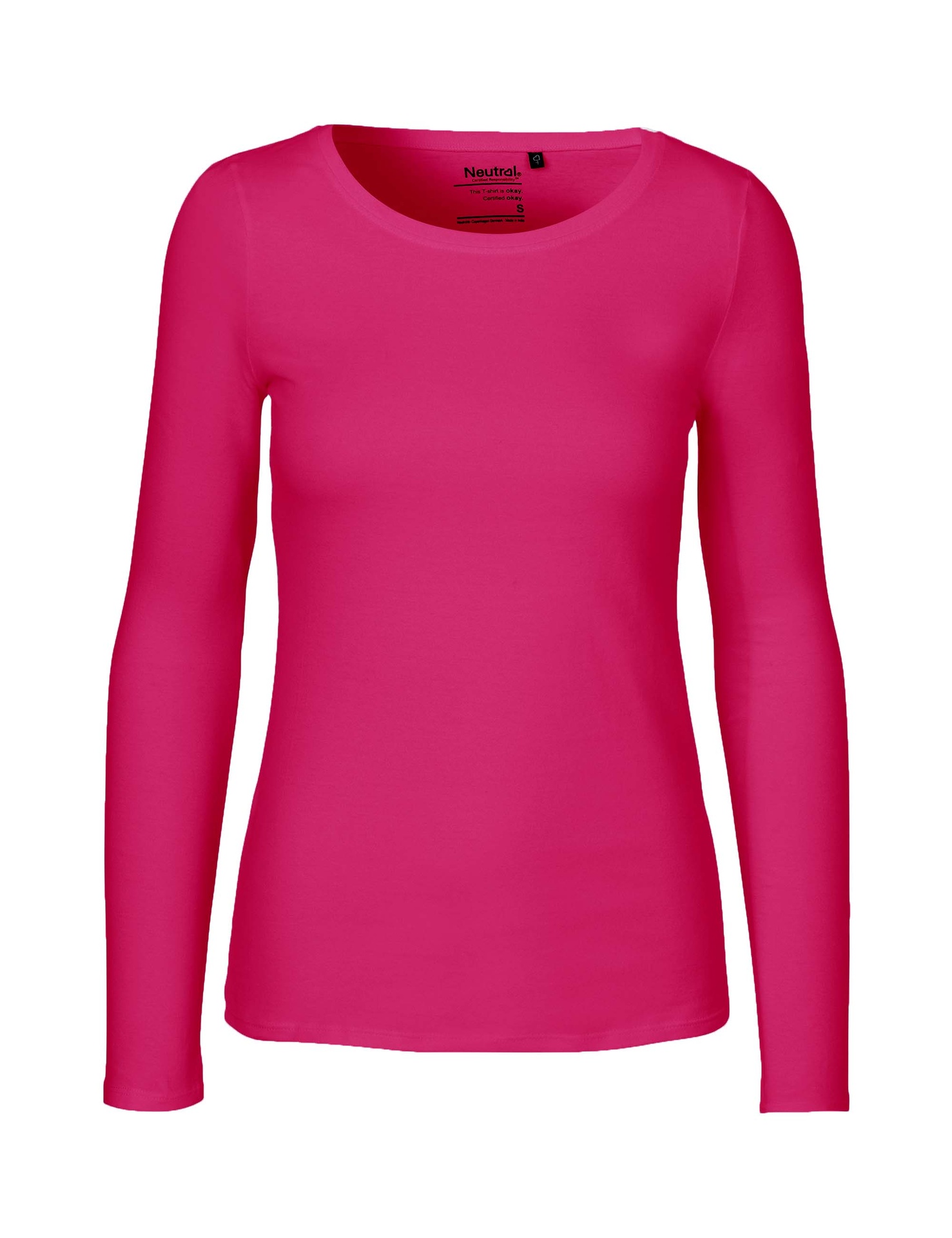 [PR/04676] Ladies Long Sleeve T-Shirt (Pink 10, S)