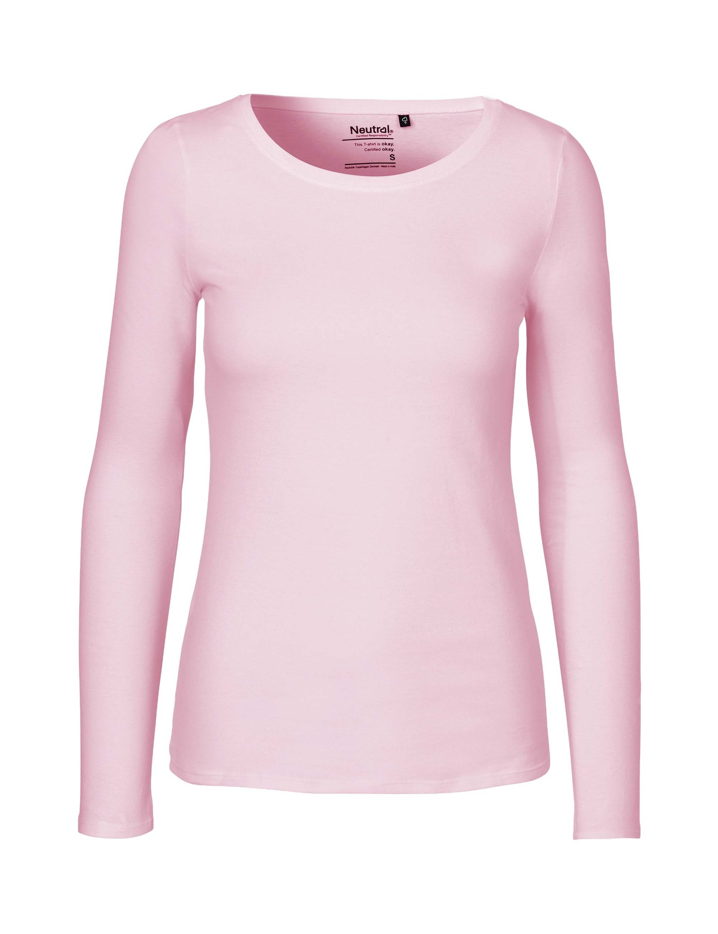[PR/04693] Ladies Long Sleeve T-Shirt (Light Pink 20, XS)