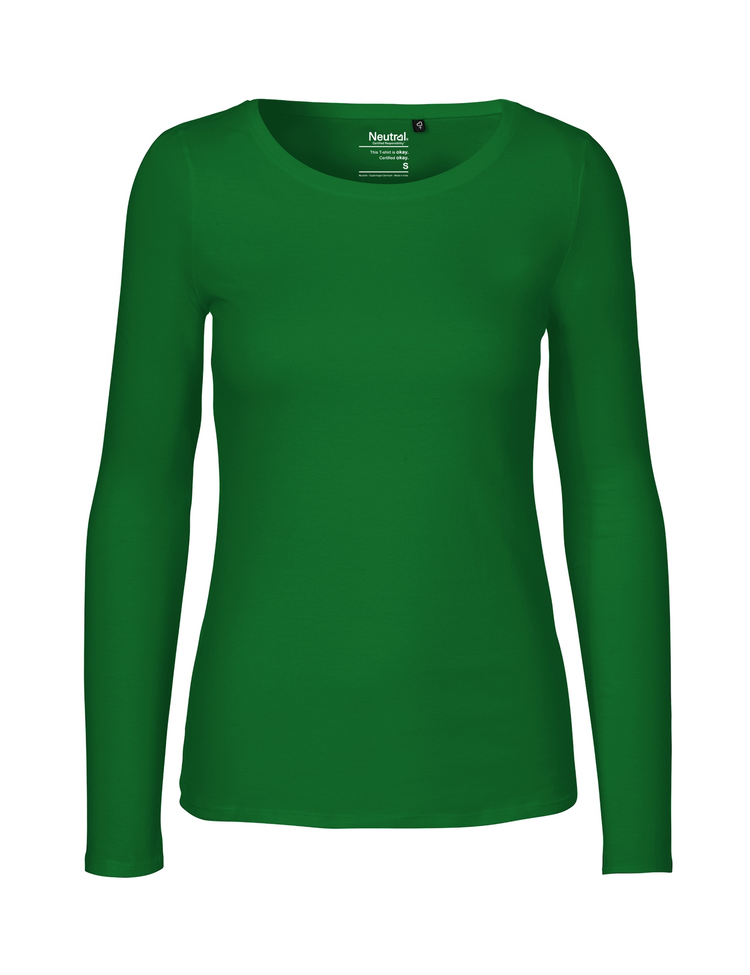 [PR/04753] Ladies Long Sleeve T-Shirt (Green 67, XS)