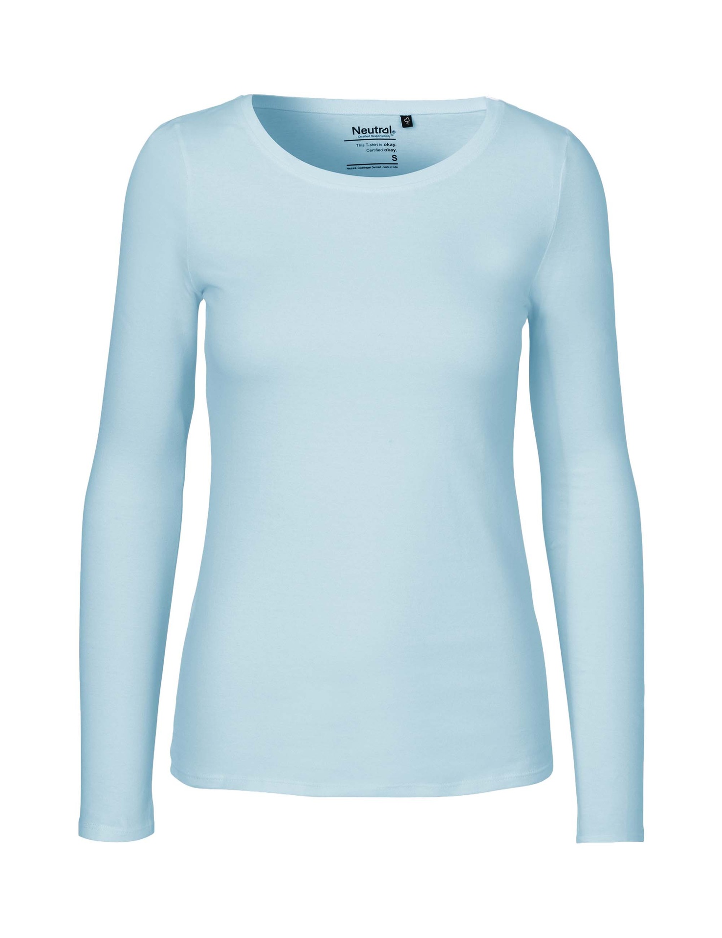 [PR/04760] Ladies Long Sleeve T-Shirt (Light Blue 69, S)
