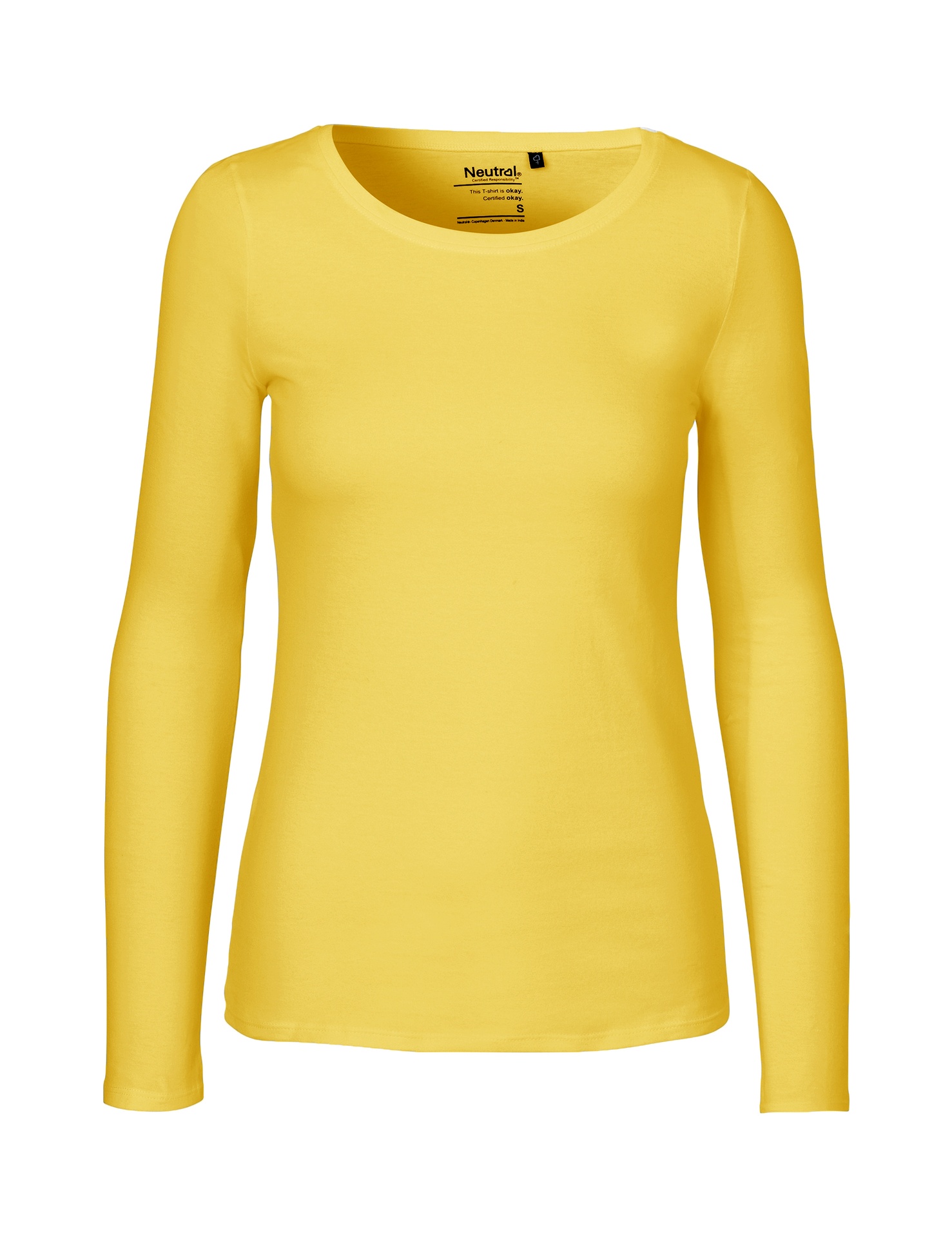 [PR/04768] Ladies Long Sleeve T-Shirt (Yellow 98, L)