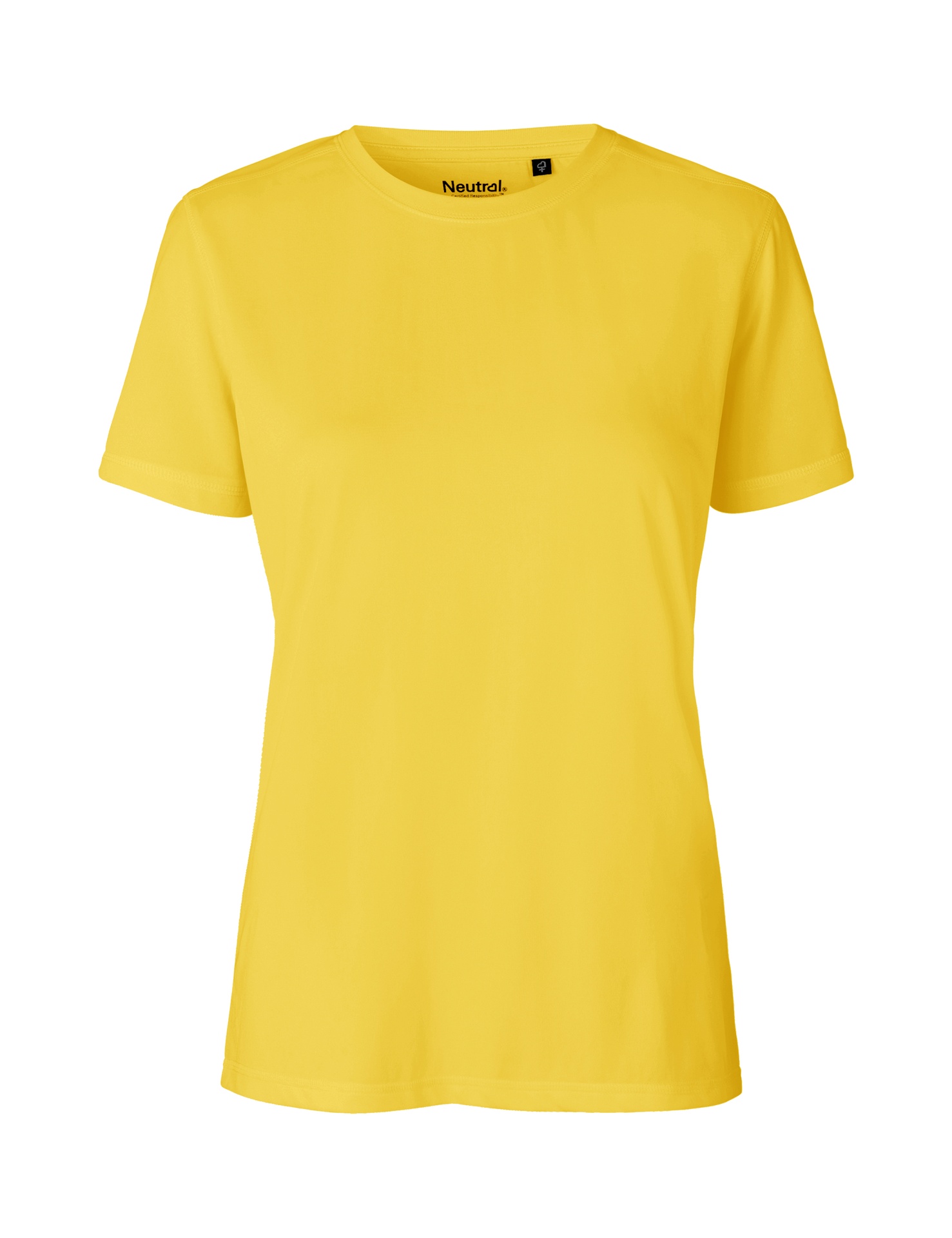 [PR/05258] Ladies Recycled Performance T-Shirt (Yellow 98, XS)